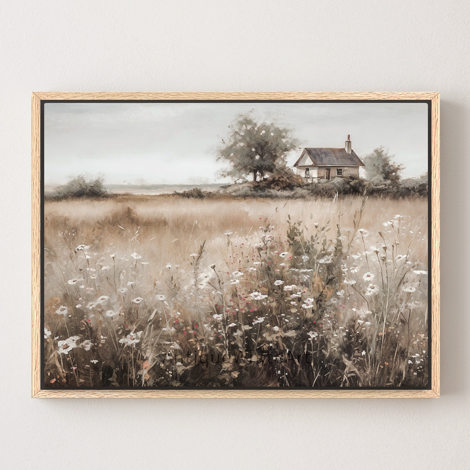 Cottage with Wildflowers