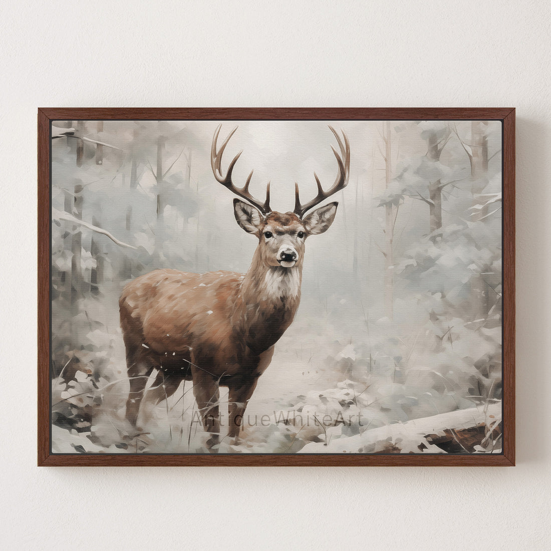 Stag Among the Woods
