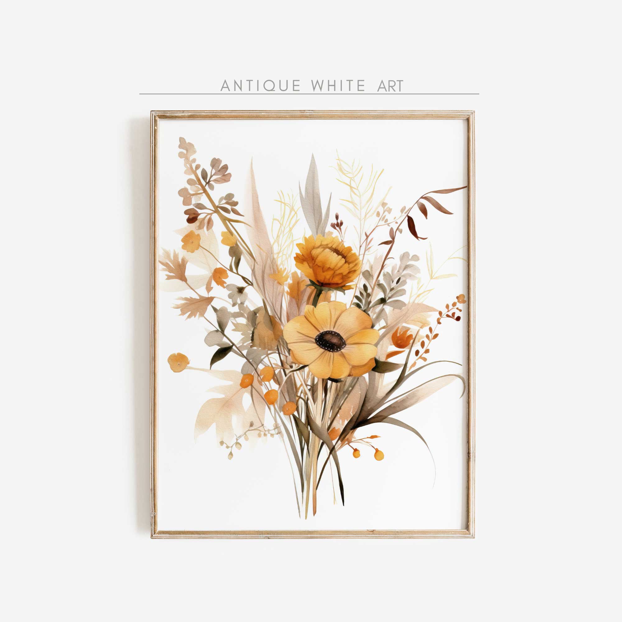 Watercolor Wildflower Art