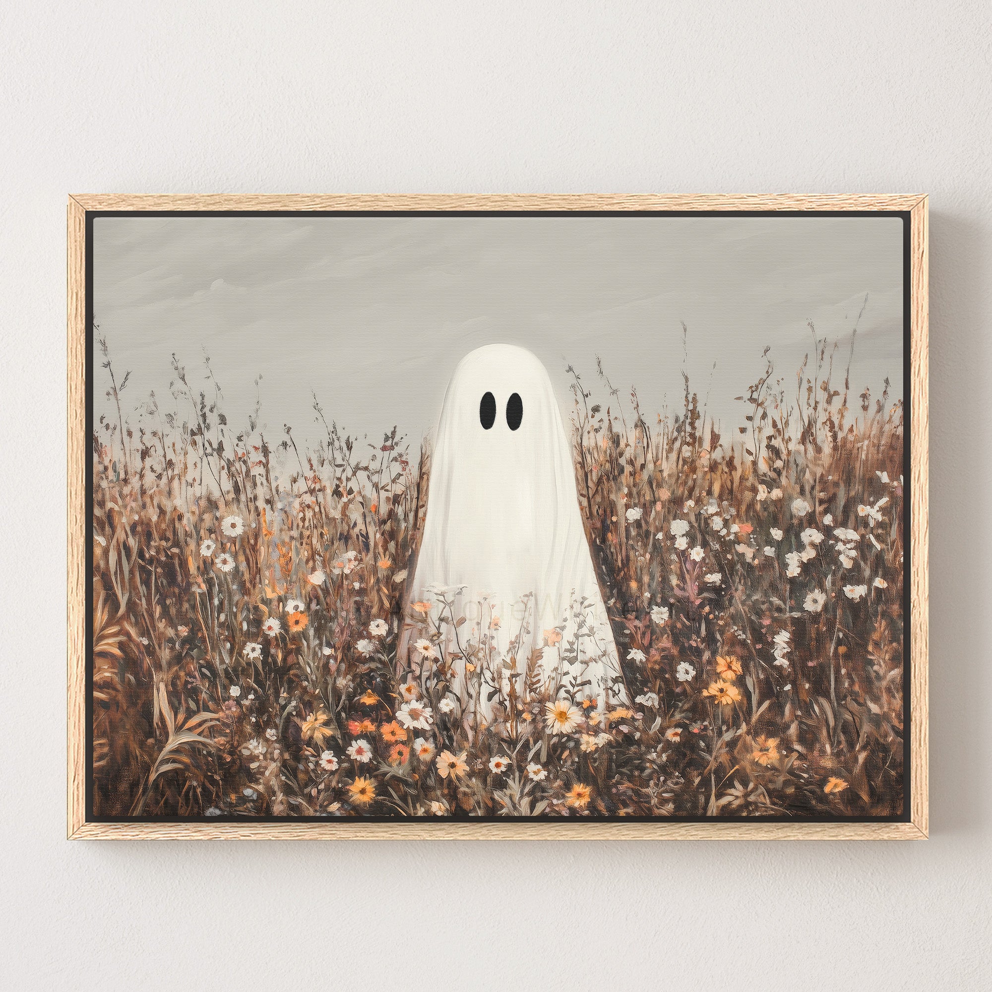 Ghost in a Wildflower Field