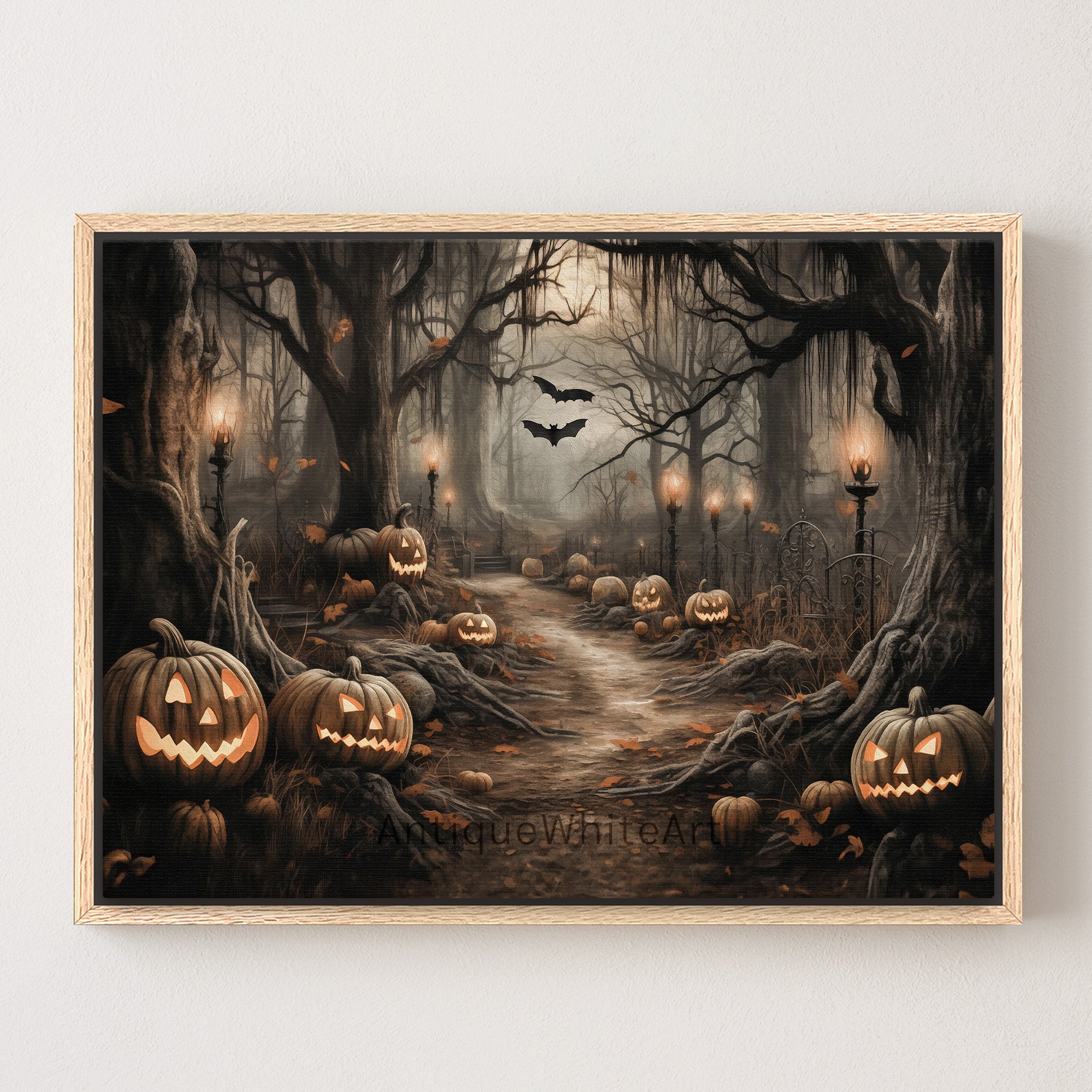 Haunted Forest & Pumpkins