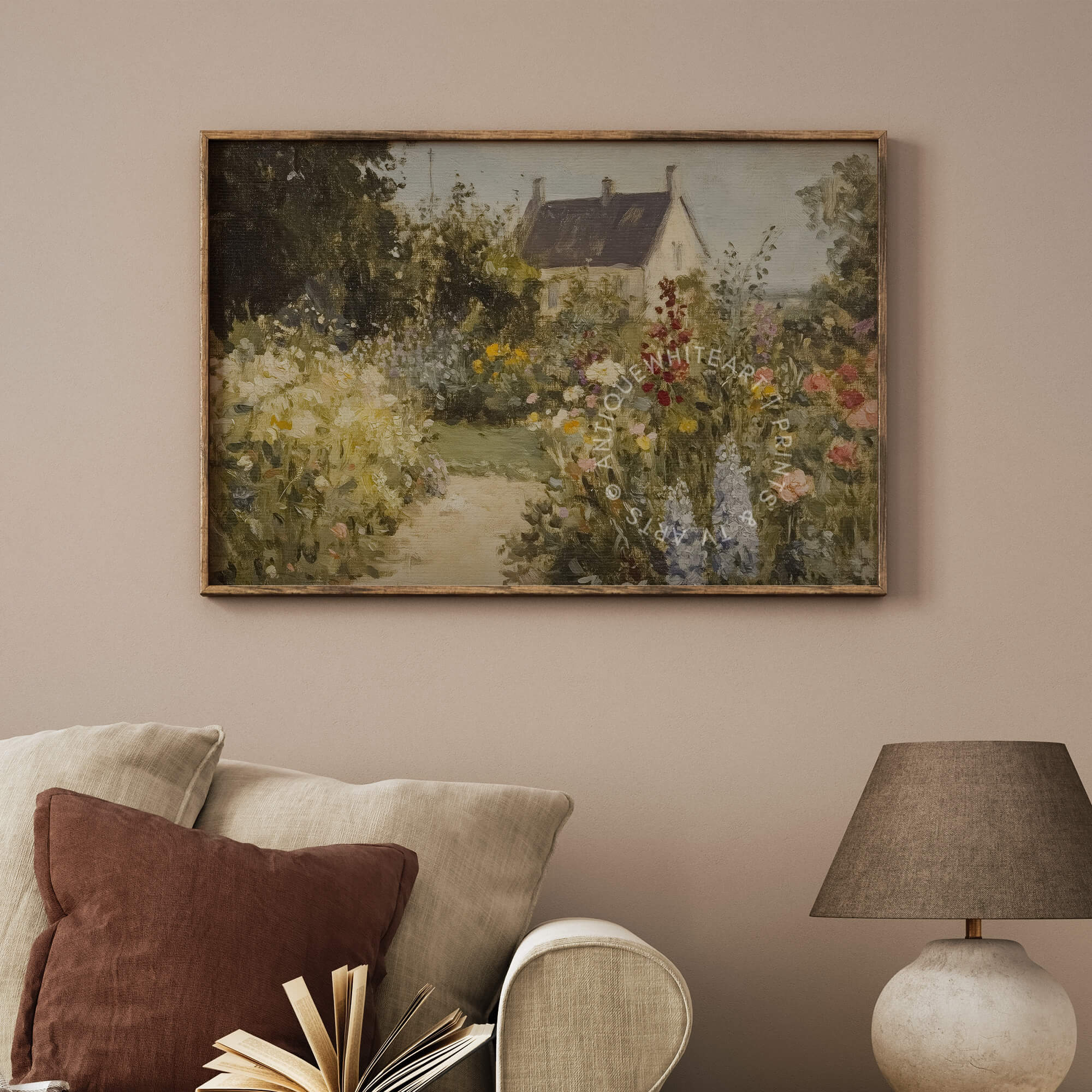 Cottage Garden Wall Art Print