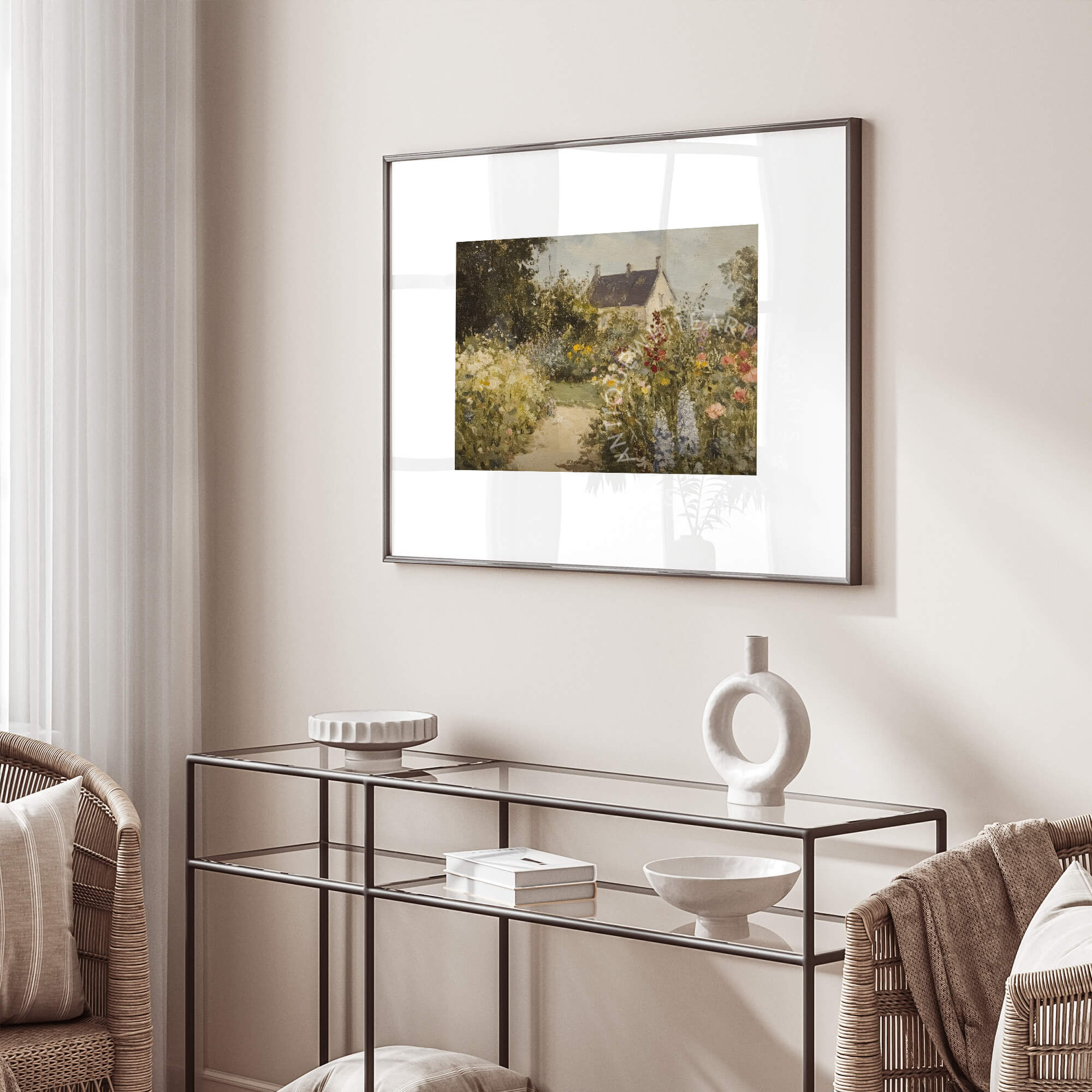 Cottage Garden Wall Art Print