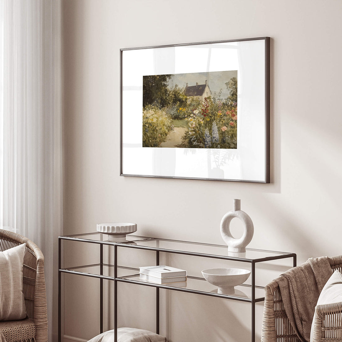 Cottage Garden Wall Art Print