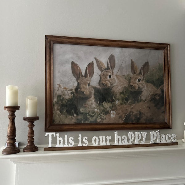 Easter Bunnies Wall Art Print