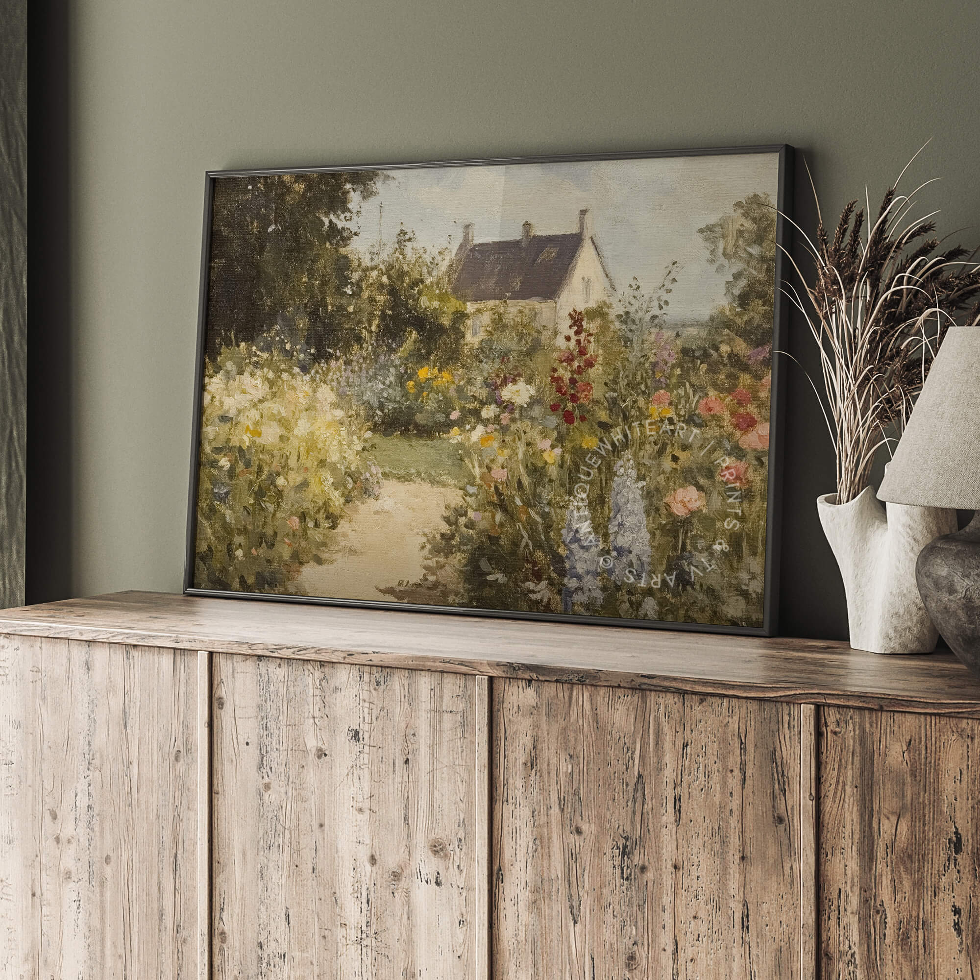 Cottage Garden Wall Art Print