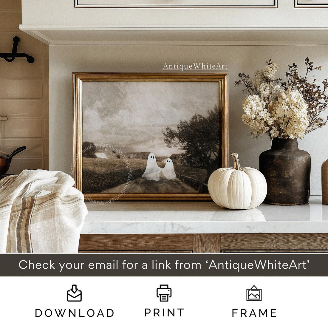 50+ Halloween & Fall Gallery Bundle, Printable Wall Art (Digital Download) | S203