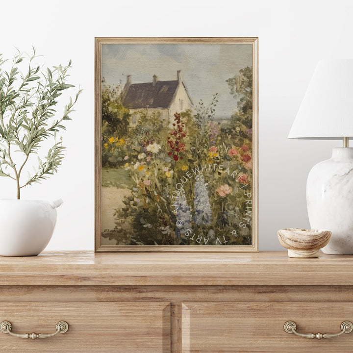 Cottage Garden Wall Art (Physical Print/Canvas)