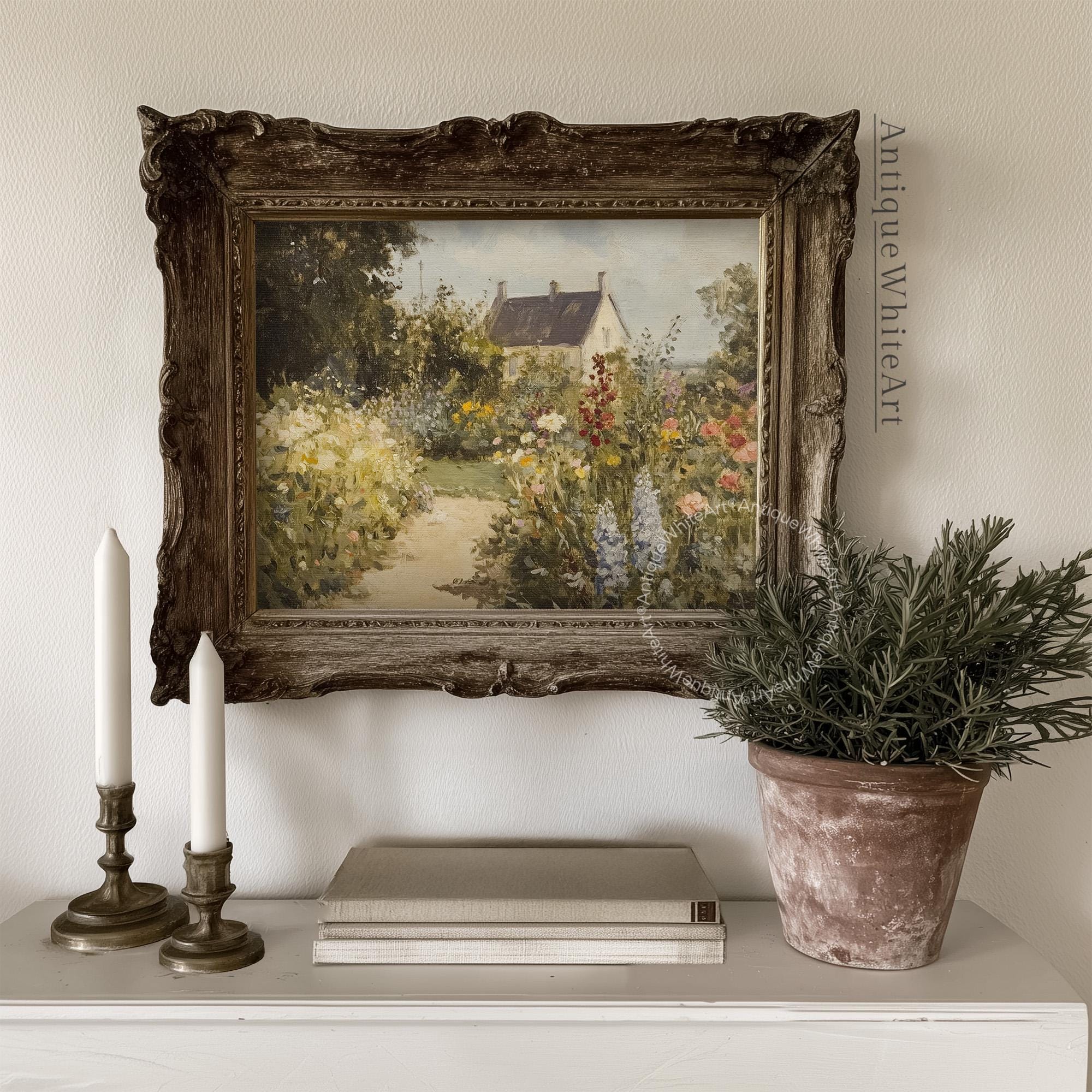 Cottage Garden Wall Art Print