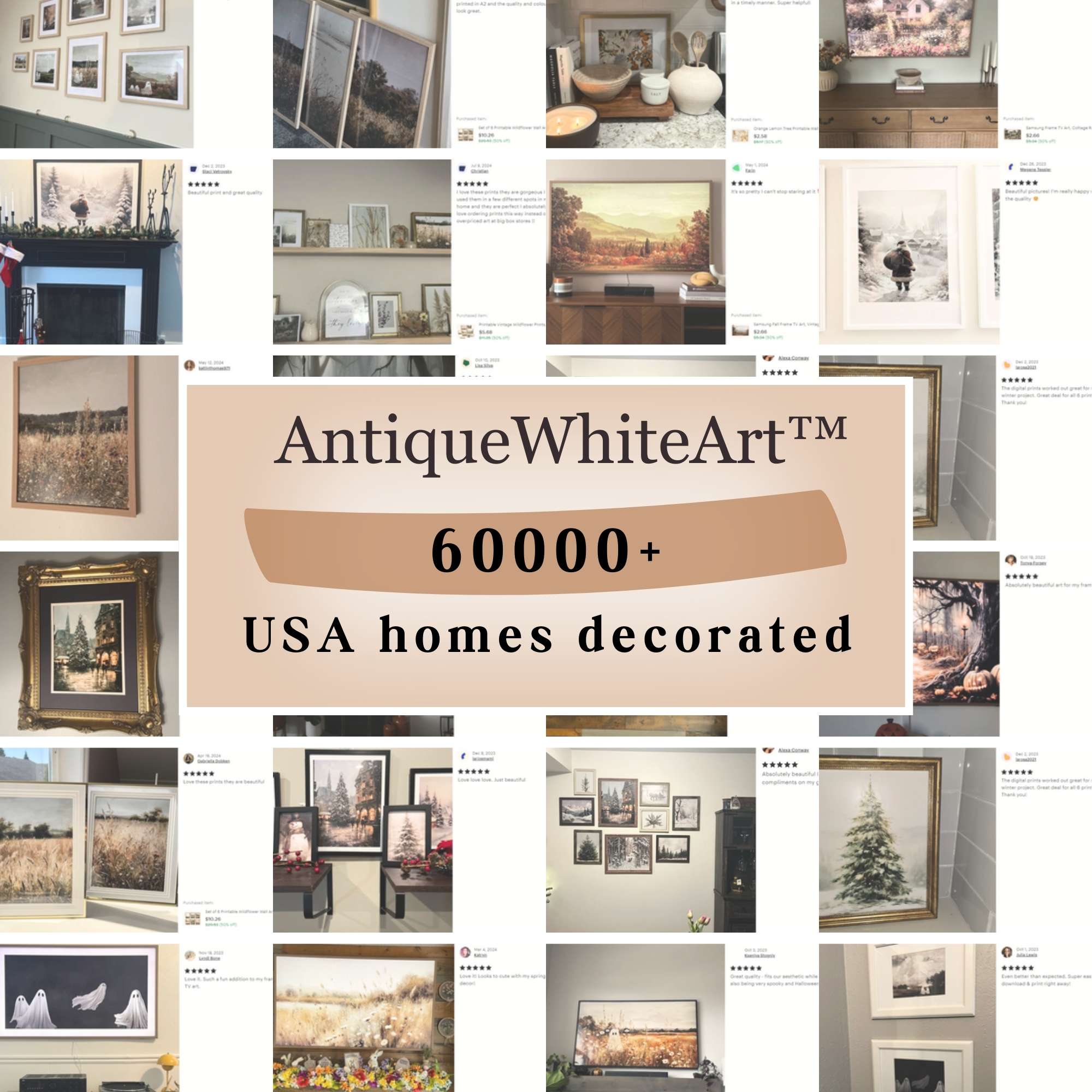 Customer reviews AntiqueWhiteArt
