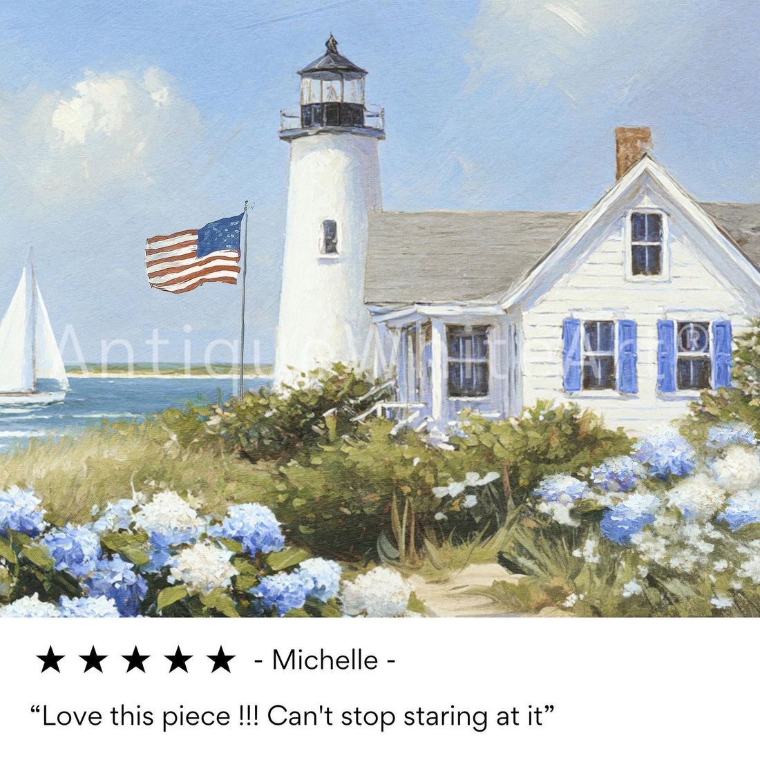 Coastal 4th Of July Frame TV Art, Digital Download | TV951
