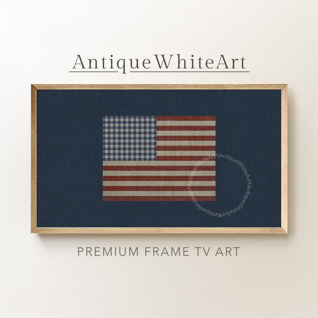USA Flag Frame TV Art, Digital Download | TV953
