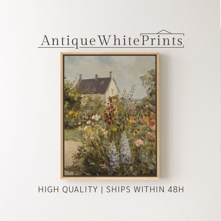 Cottage Garden Wall Art (Physical Print/Canvas)