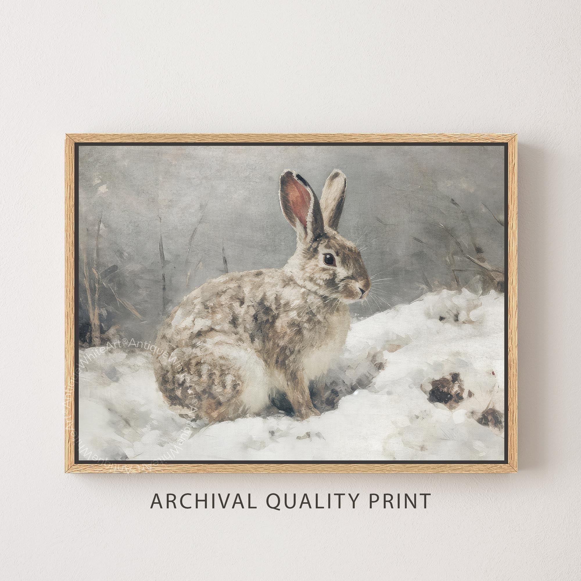 Winter Hare Wall Art
