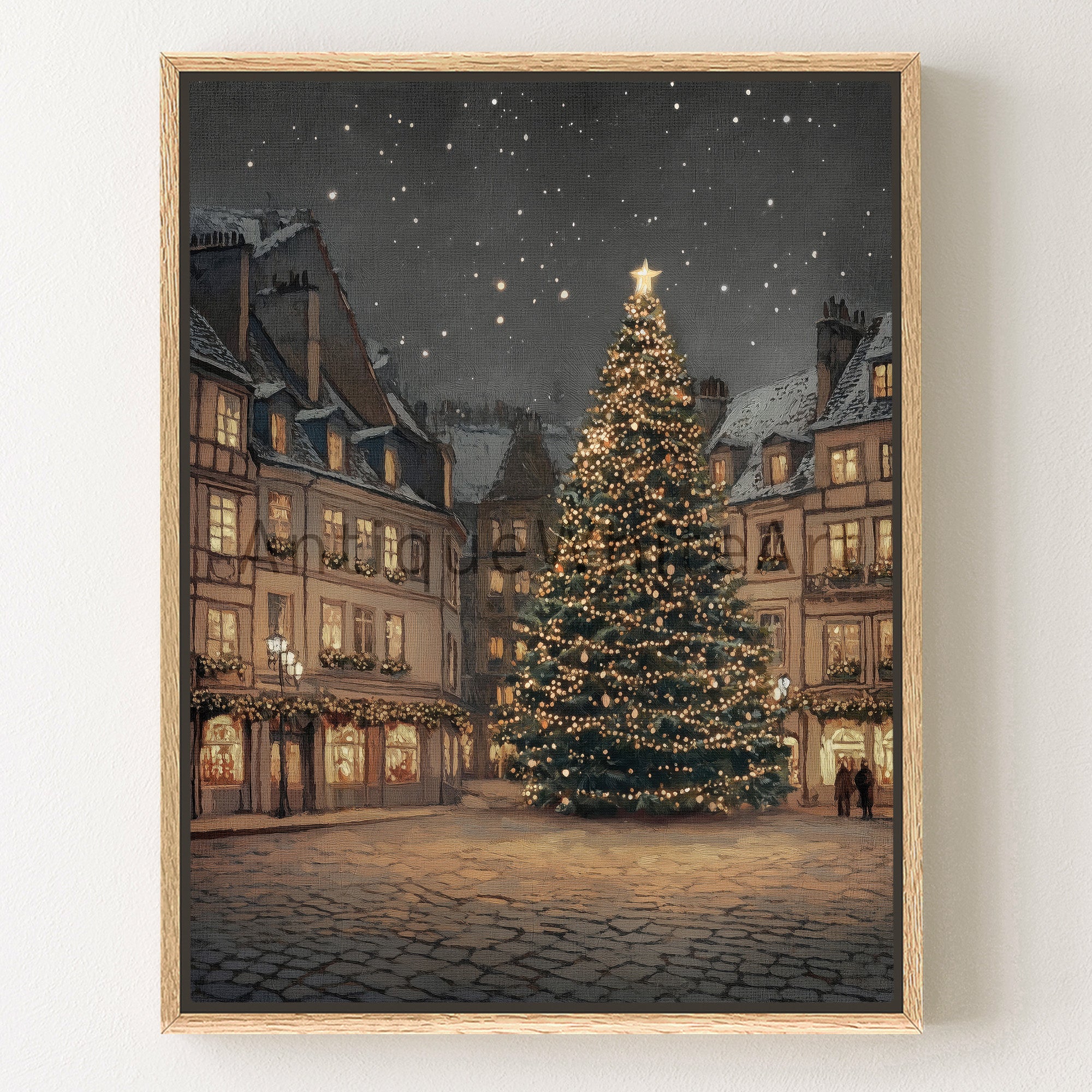 Glowing Christmas Town