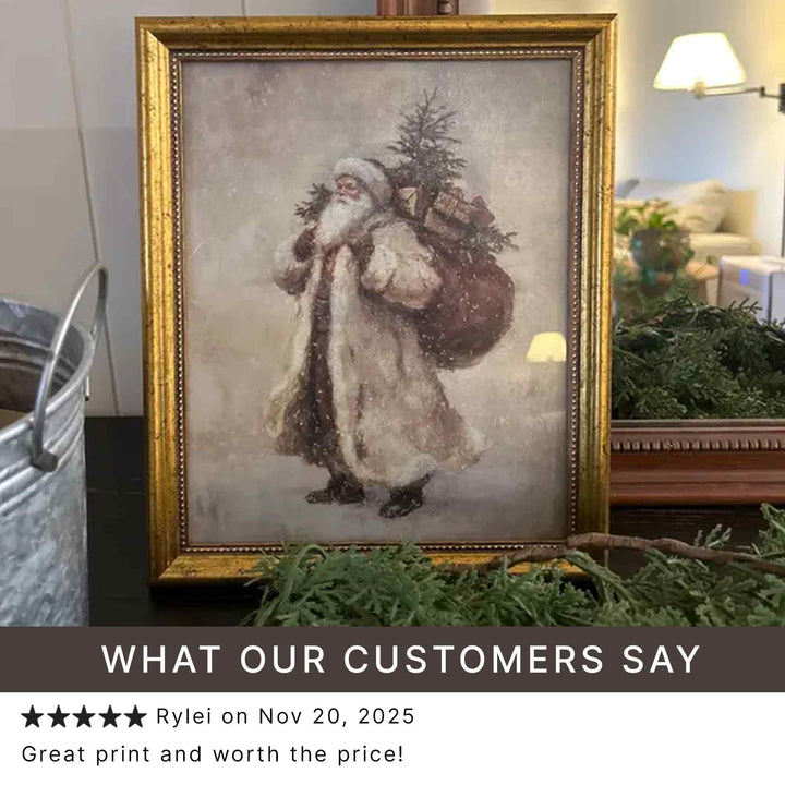 Santa Claus Christmas Print
