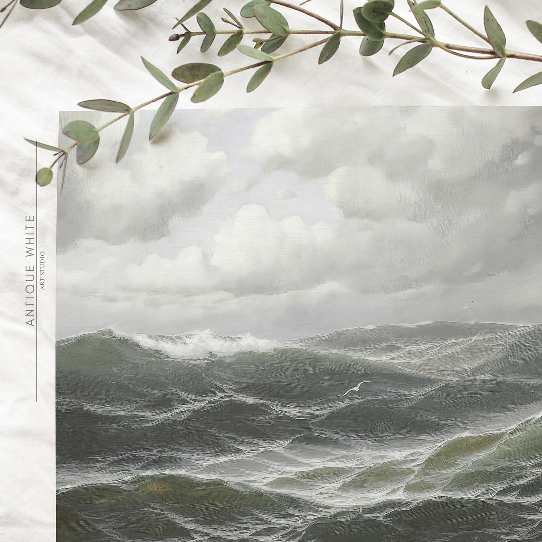Stormy Ocean Seascape