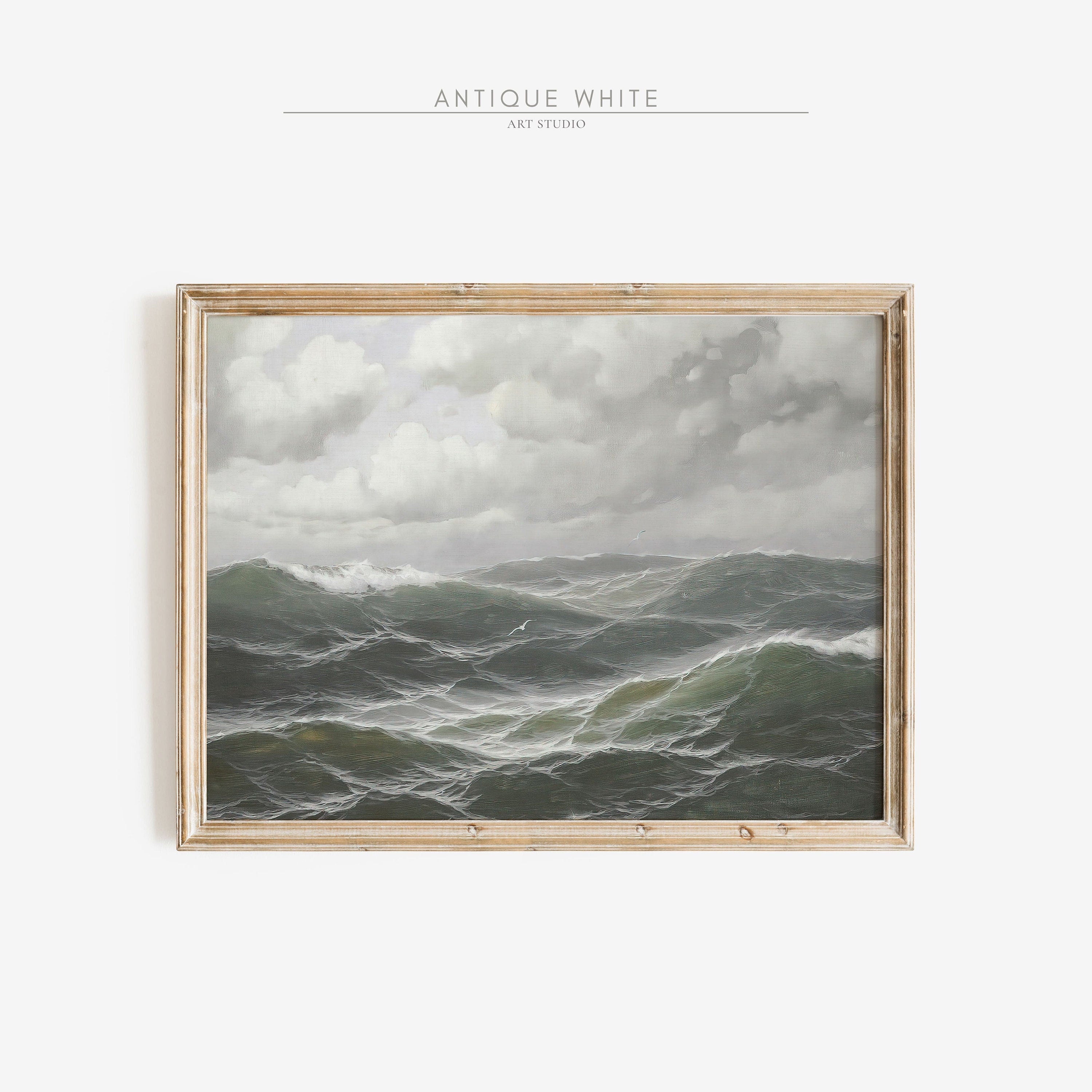Stormy Ocean Seascape