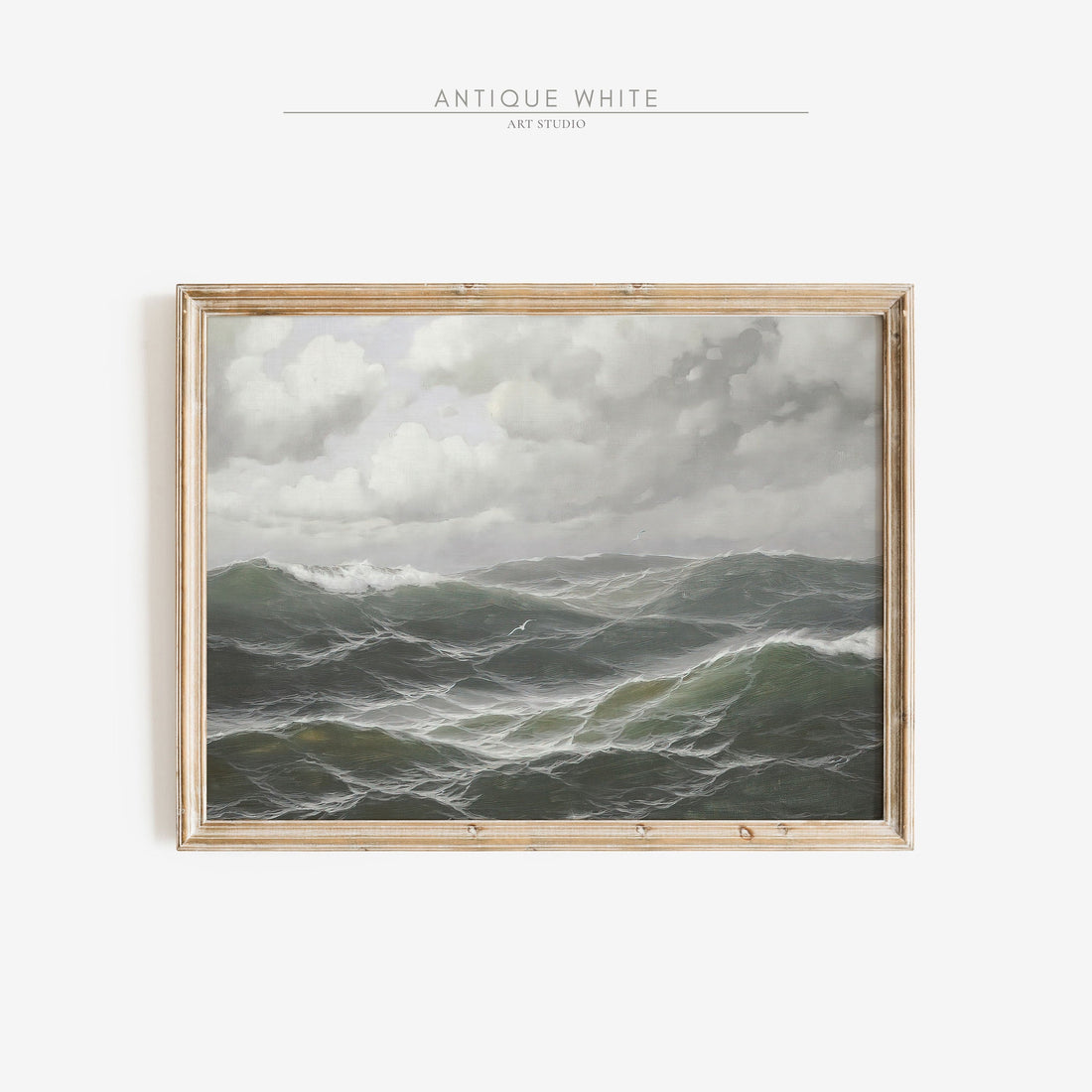 Stormy Ocean Seascape