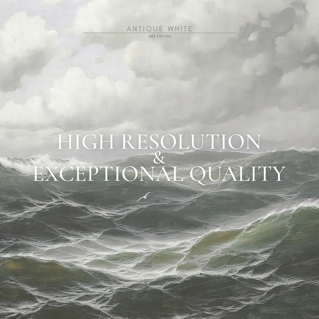 Stormy Ocean Seascape