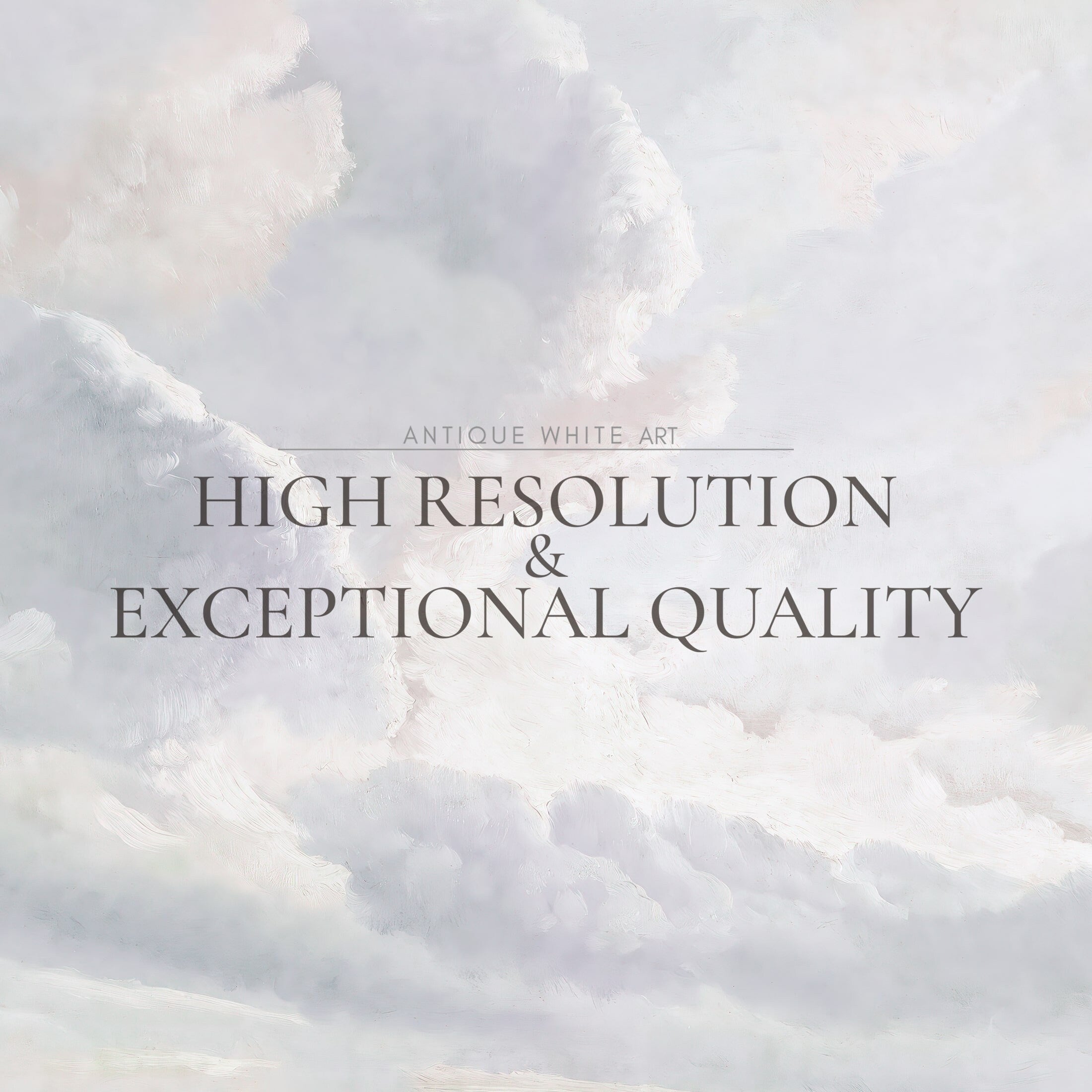 Soft Clouds in a Pale Sky