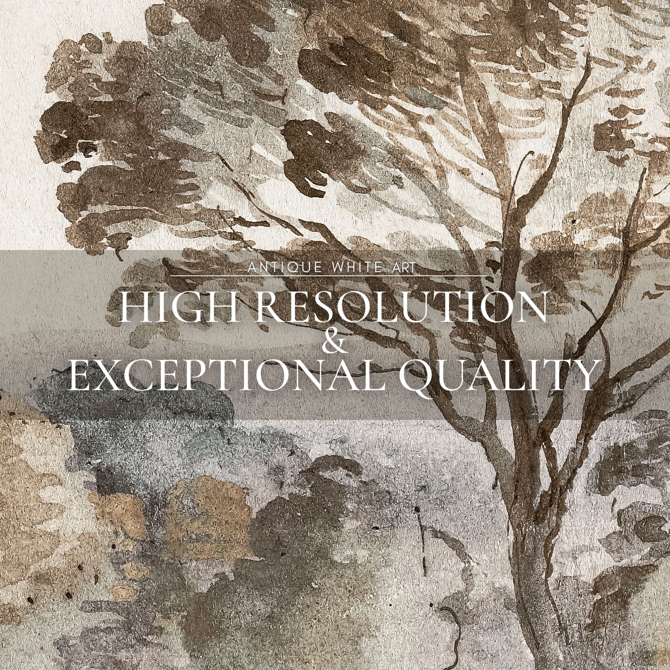 Muted Beige Landscape