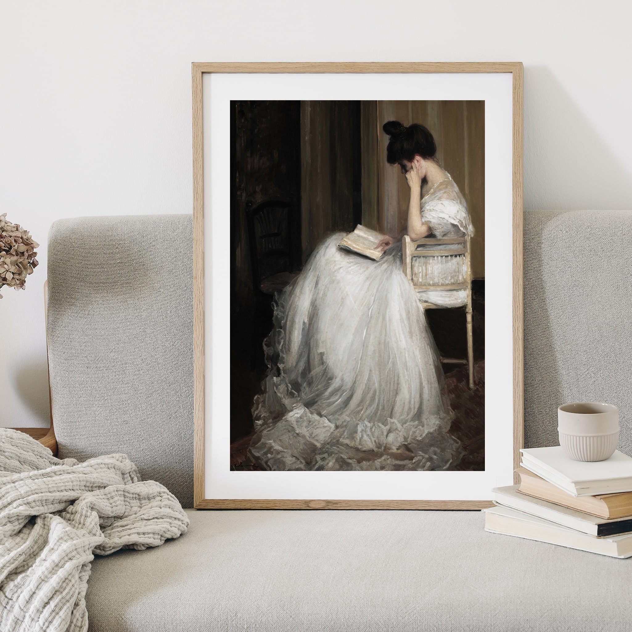 Lady in White Reading