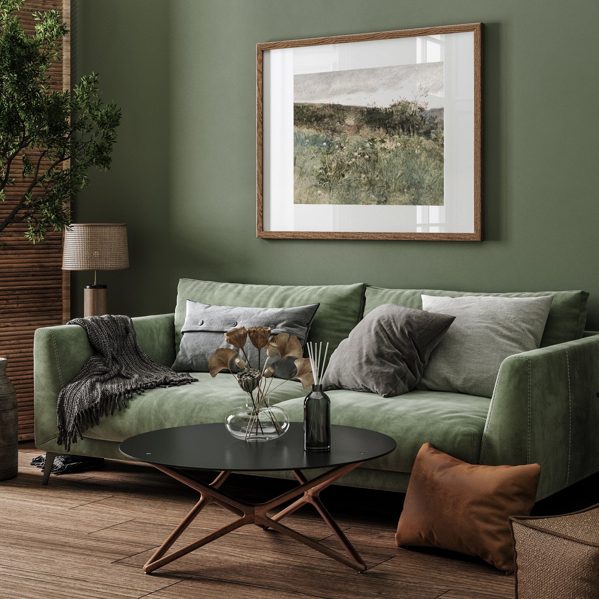 Wildflowers on a Hillside