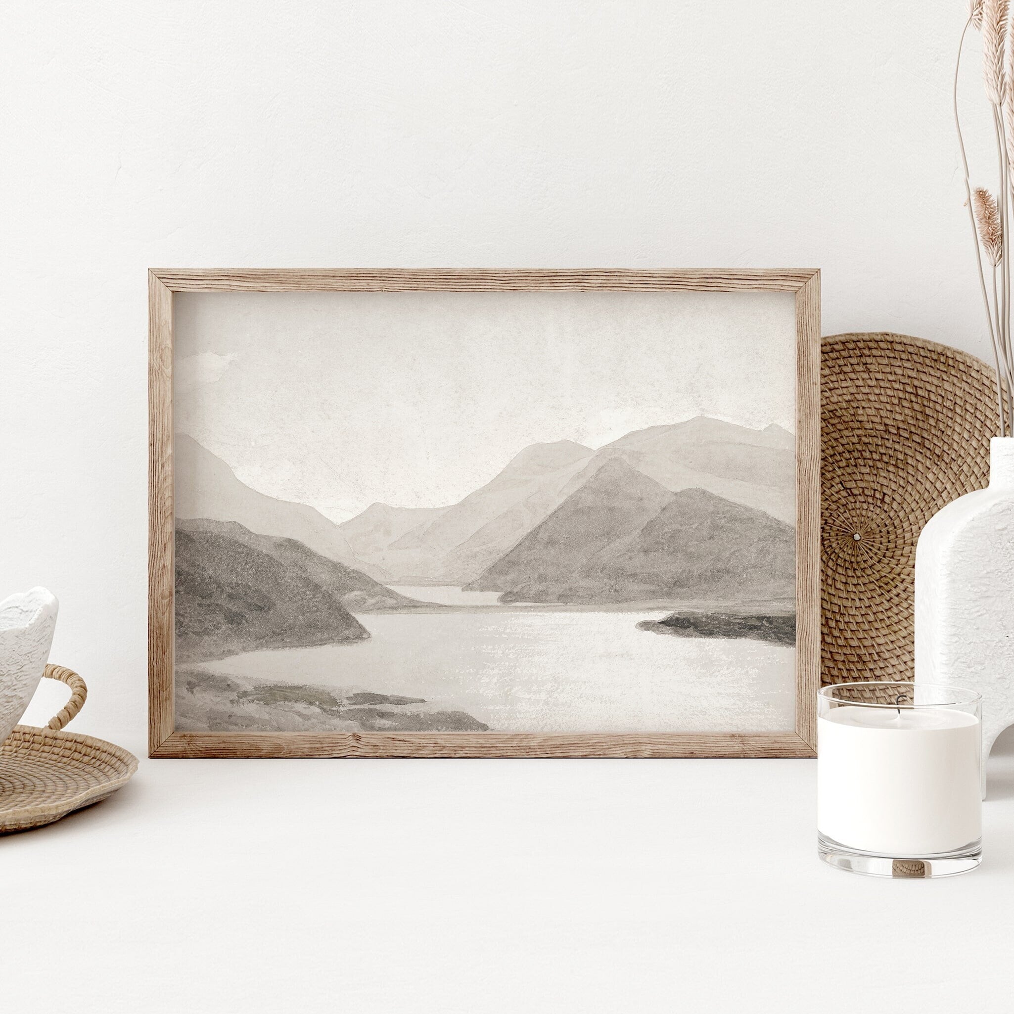 Minimalist Beige Hills