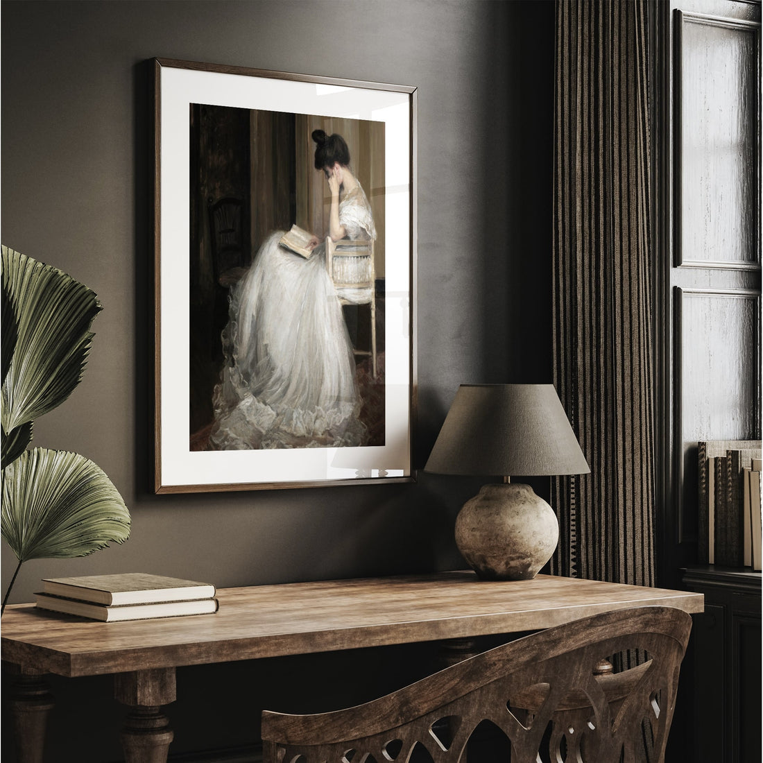 Lady in White Reading