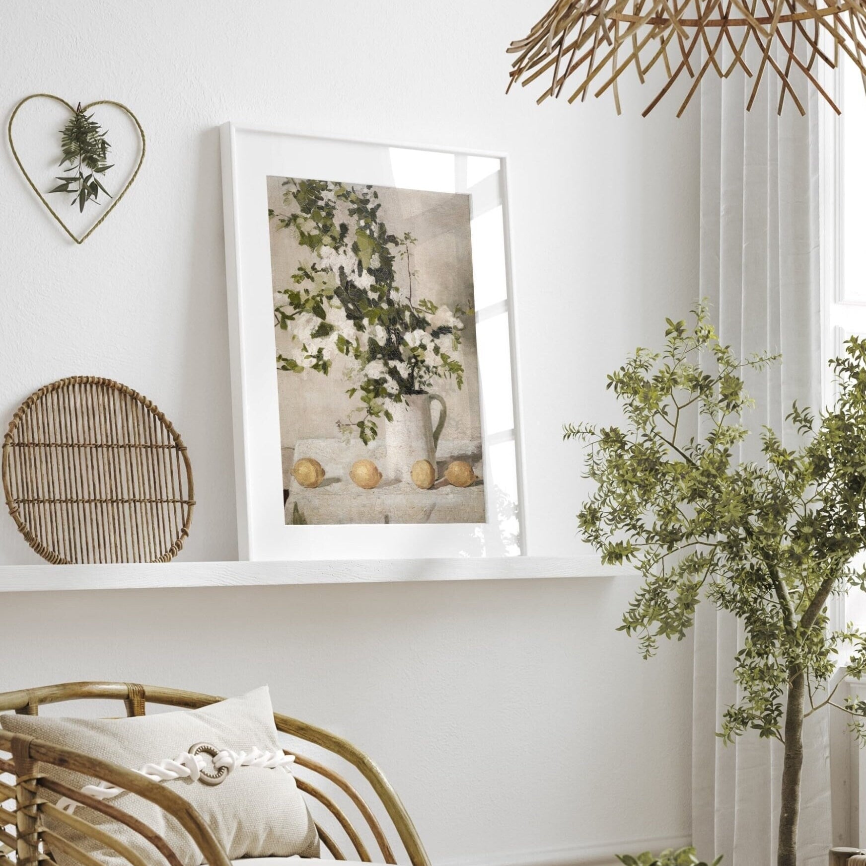 Still Life with Flowers and Lemons
