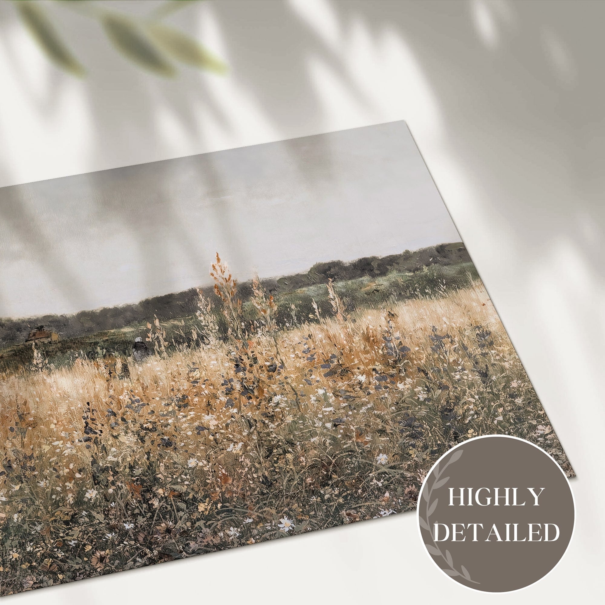 Golden Wildflower Field