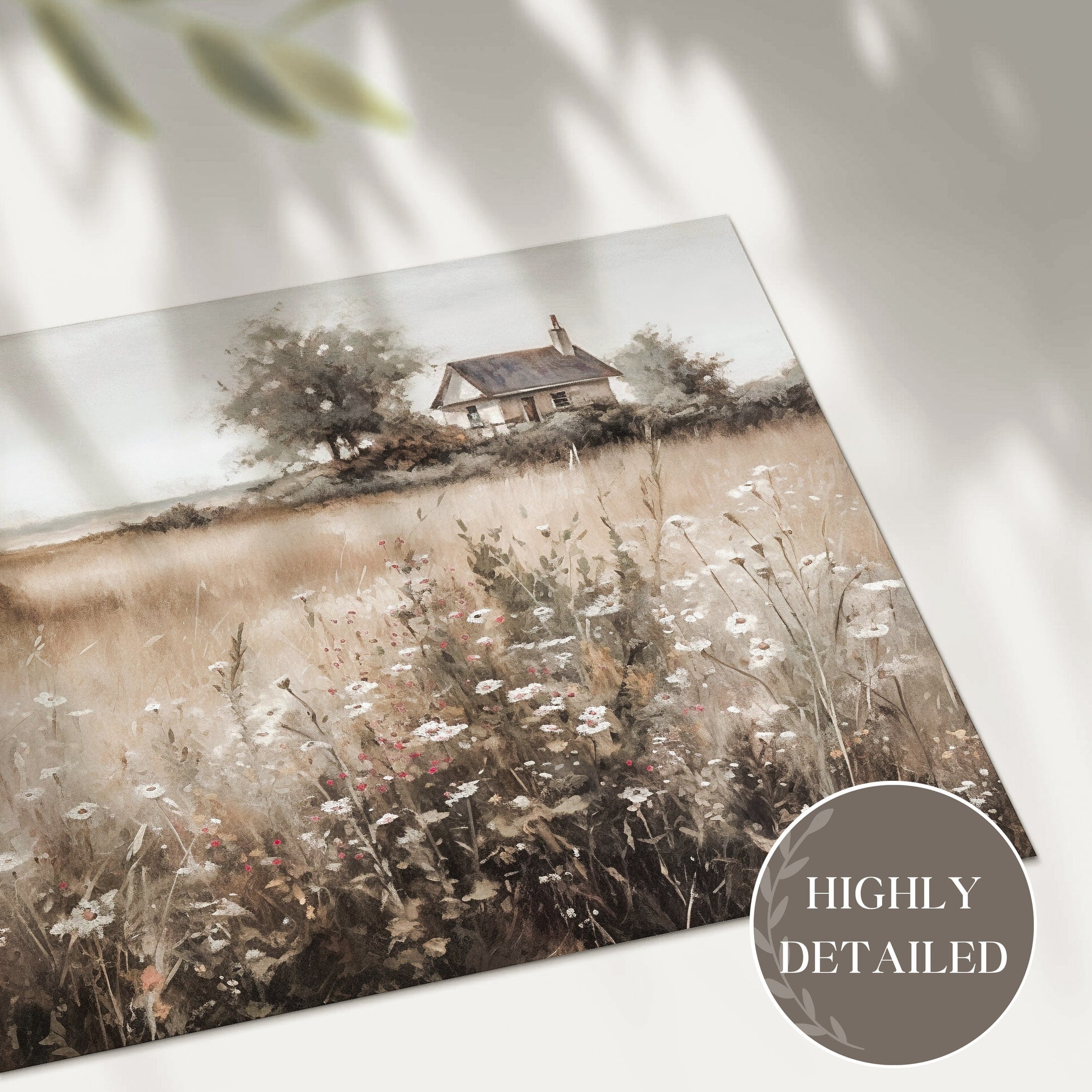 Cottage with Wildflowers