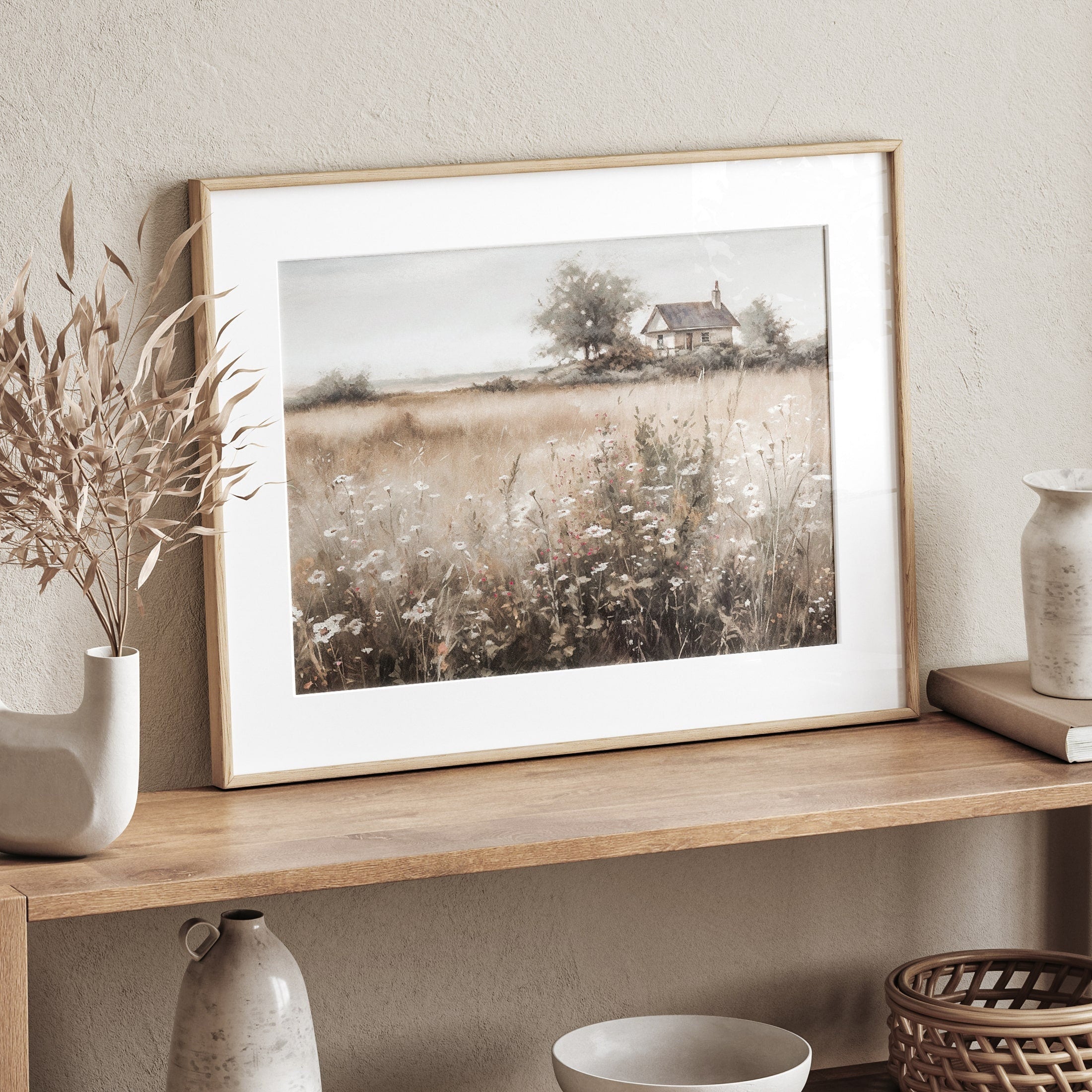 Cottage with Wildflowers