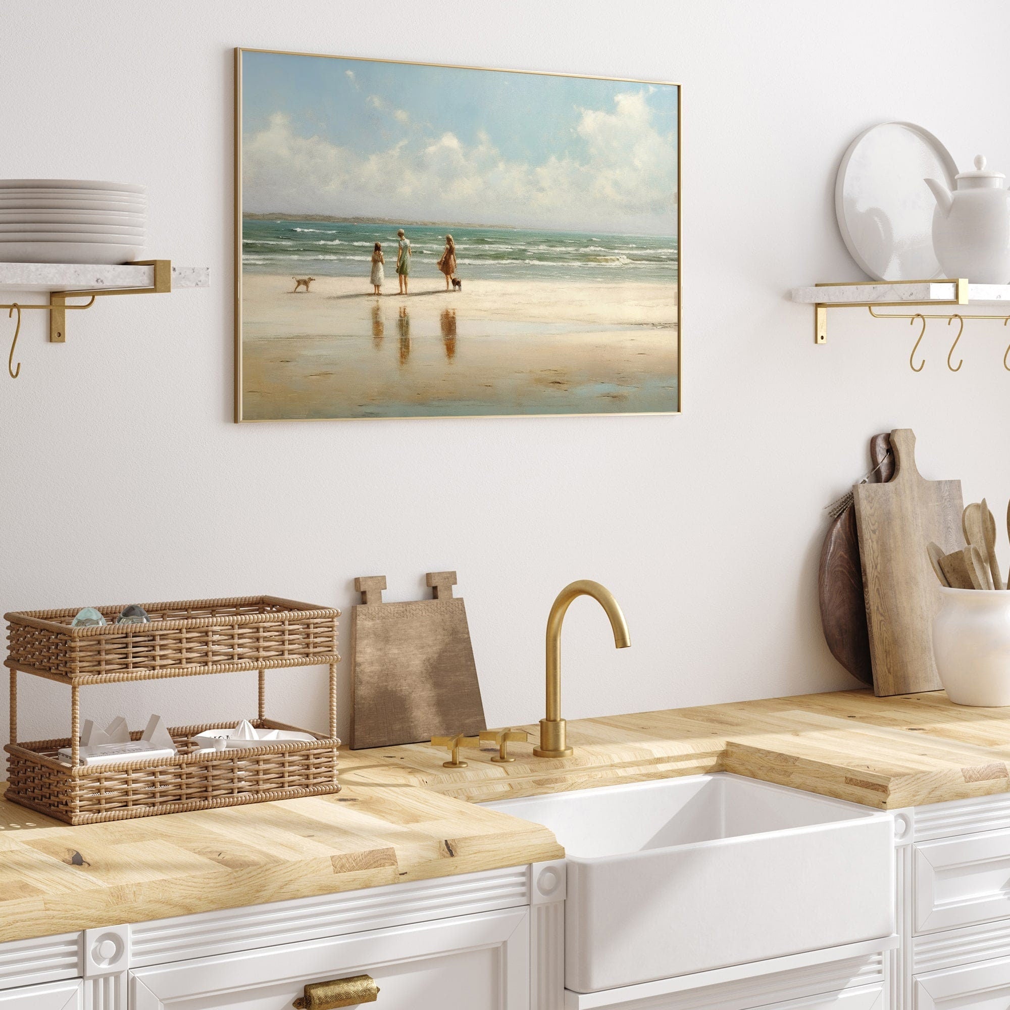 Walking Along the Shore