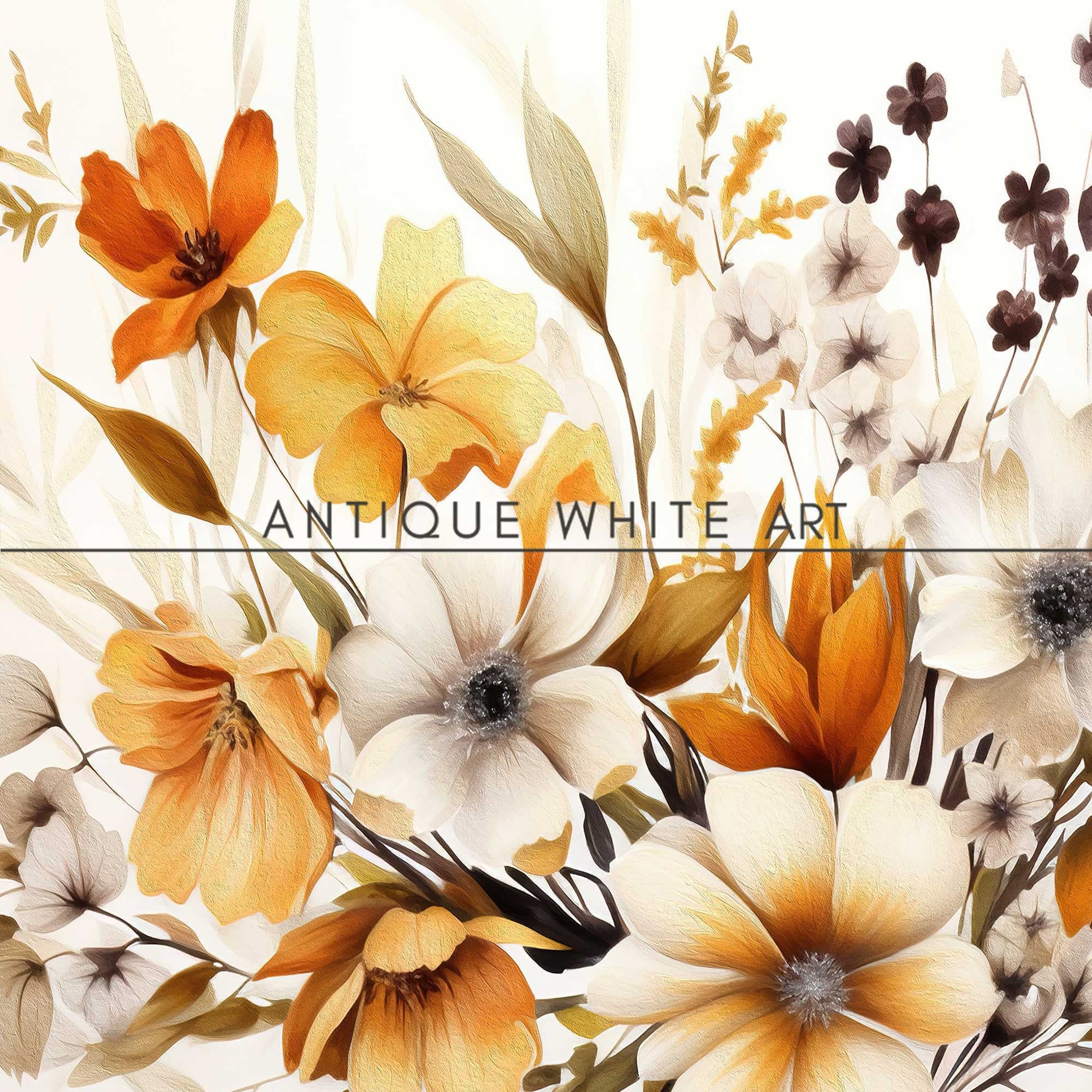 Golden Floral Bouquet