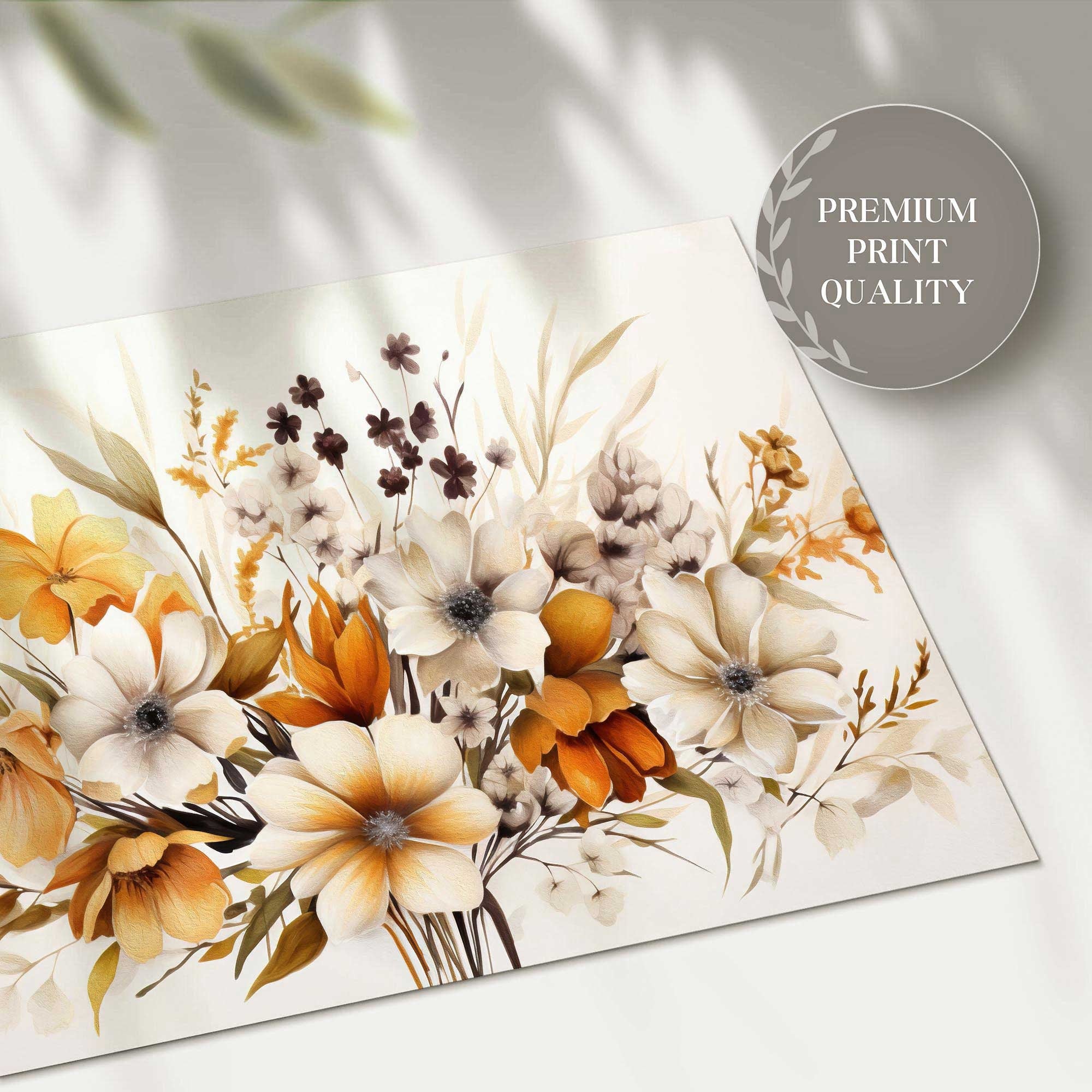 Golden Floral Bouquet