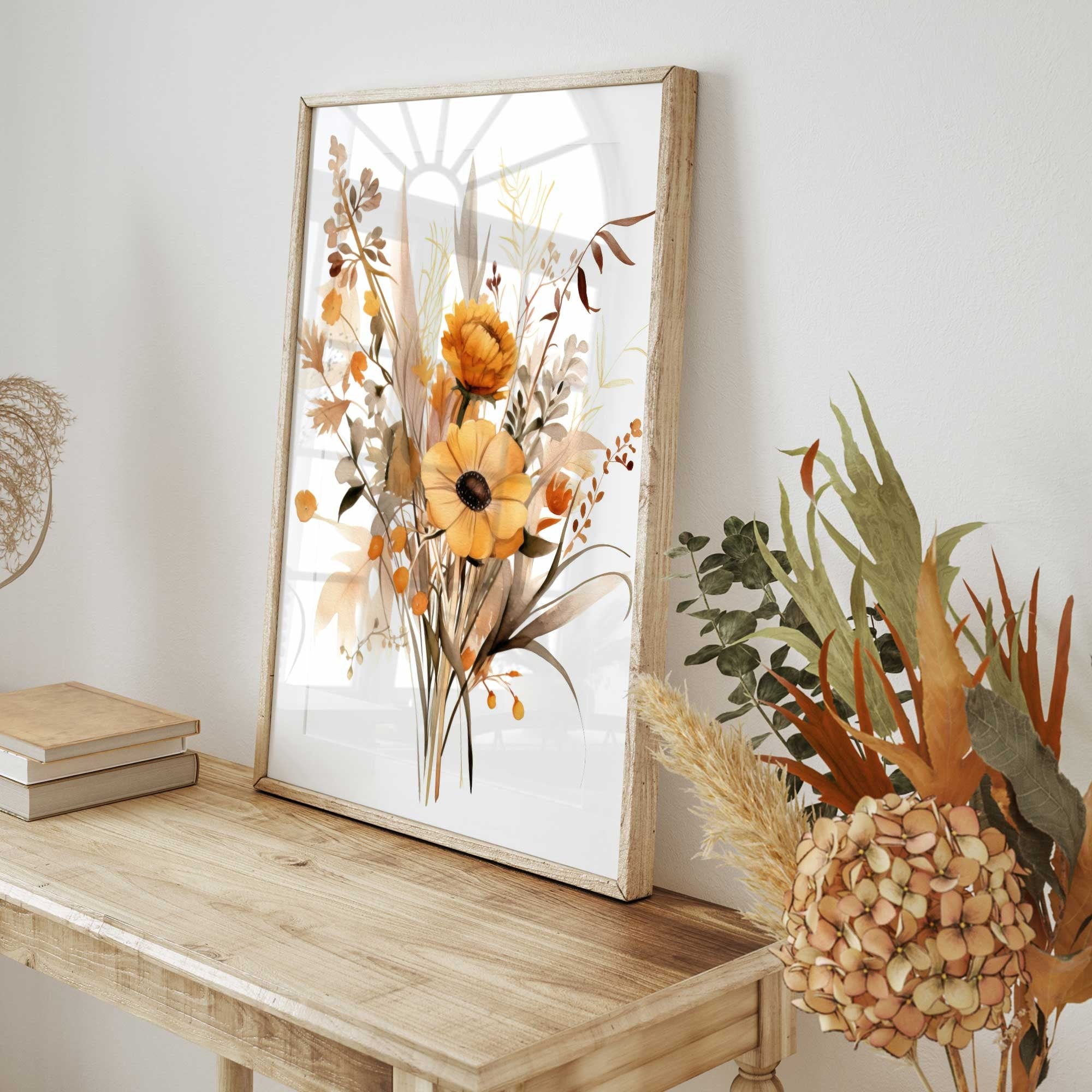 Watercolor Wildflower Art