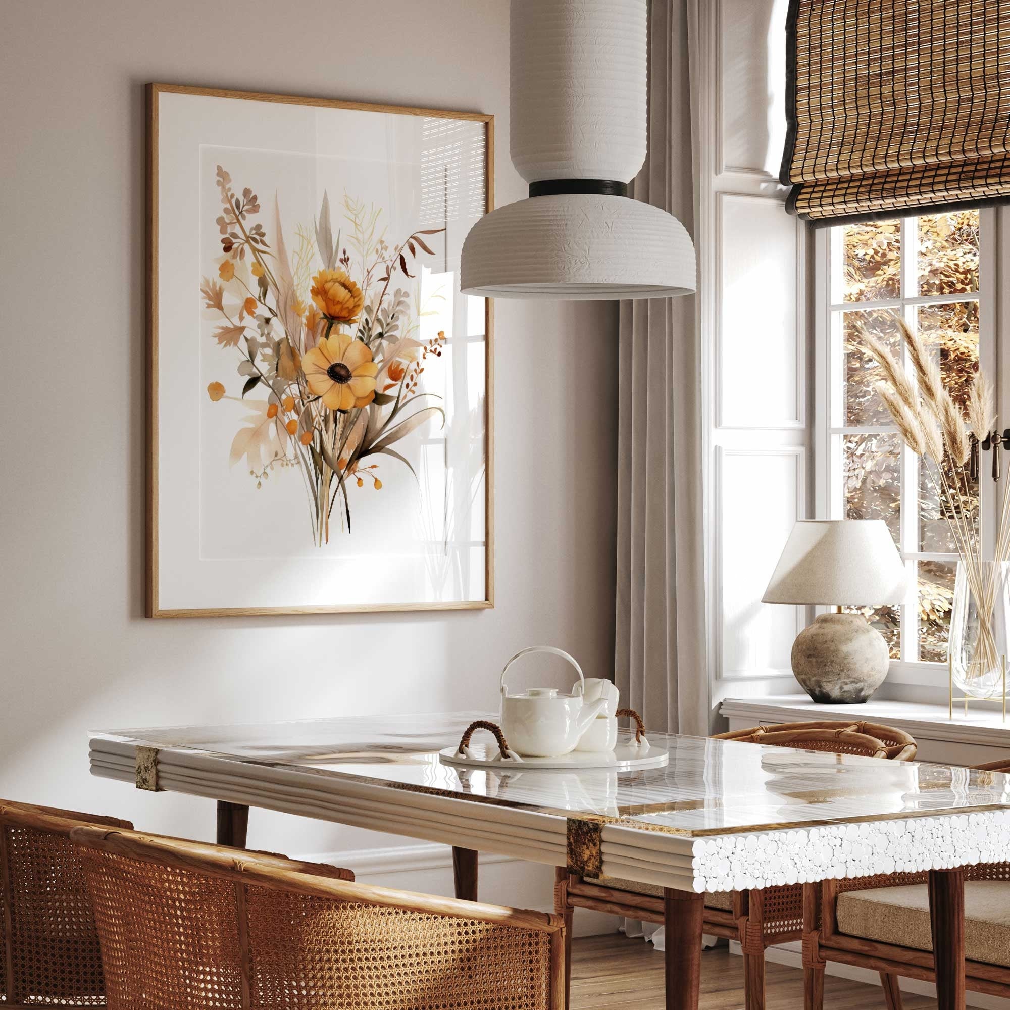 Watercolor Wildflower Art