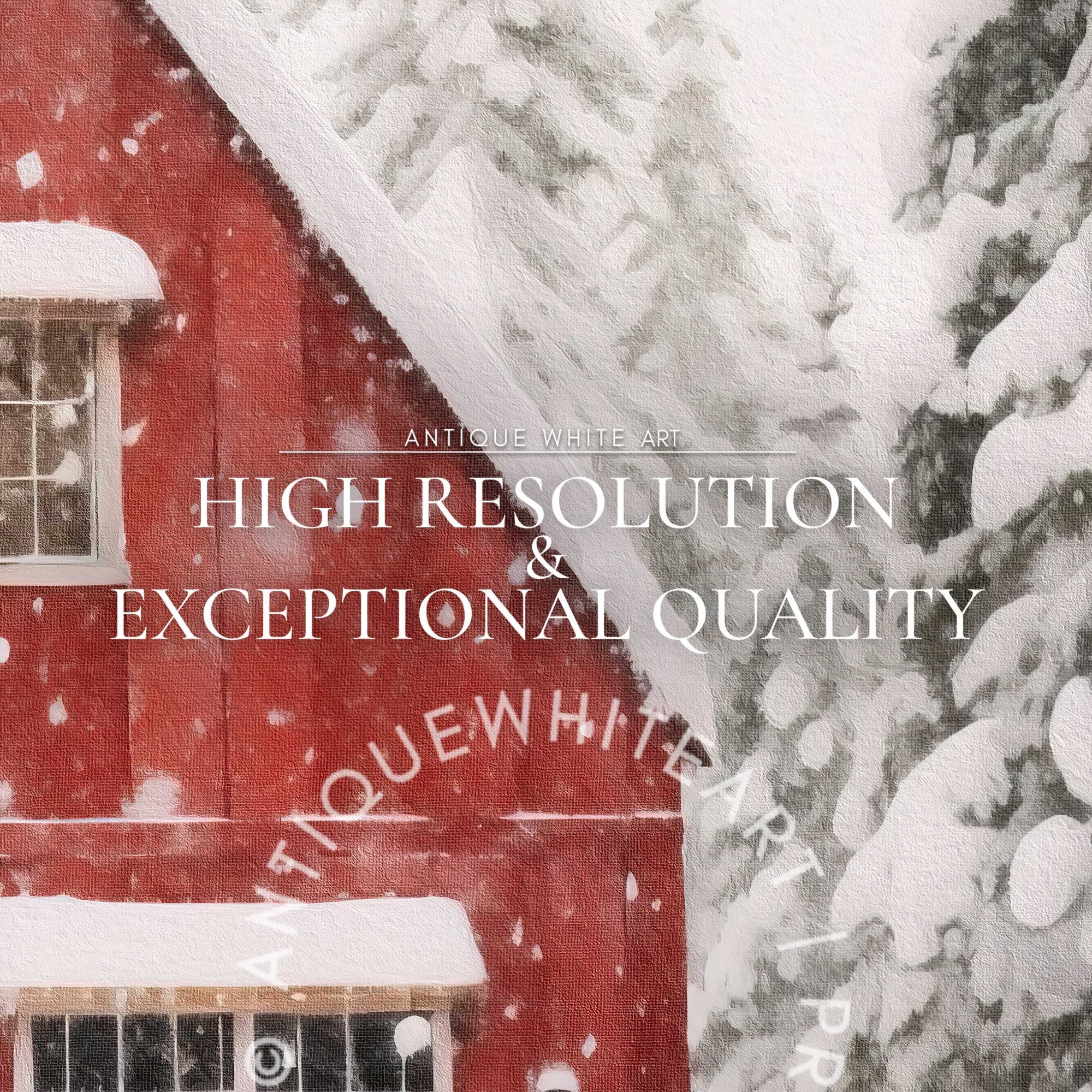 Farmhouse Snowy Winter