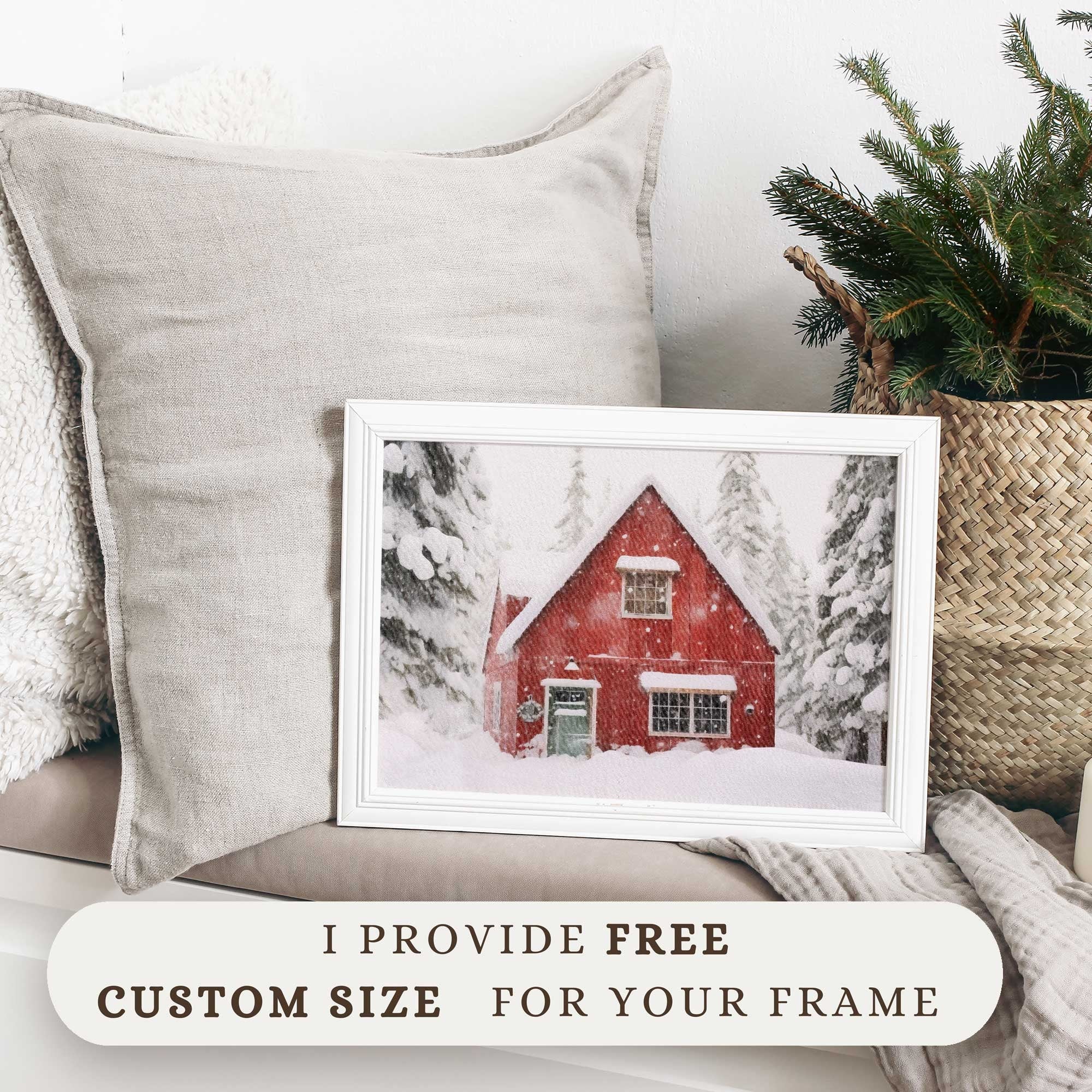 Farmhouse Snowy Winter