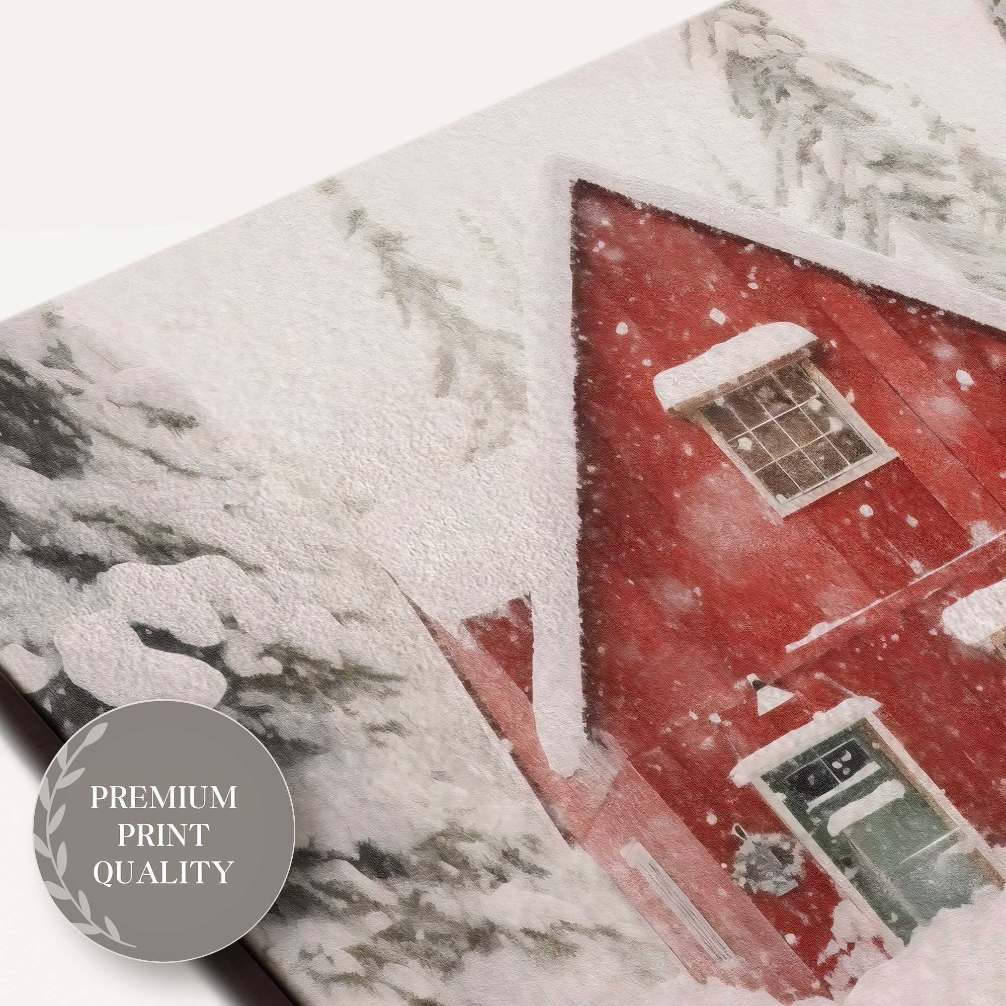 Farmhouse Snowy Winter