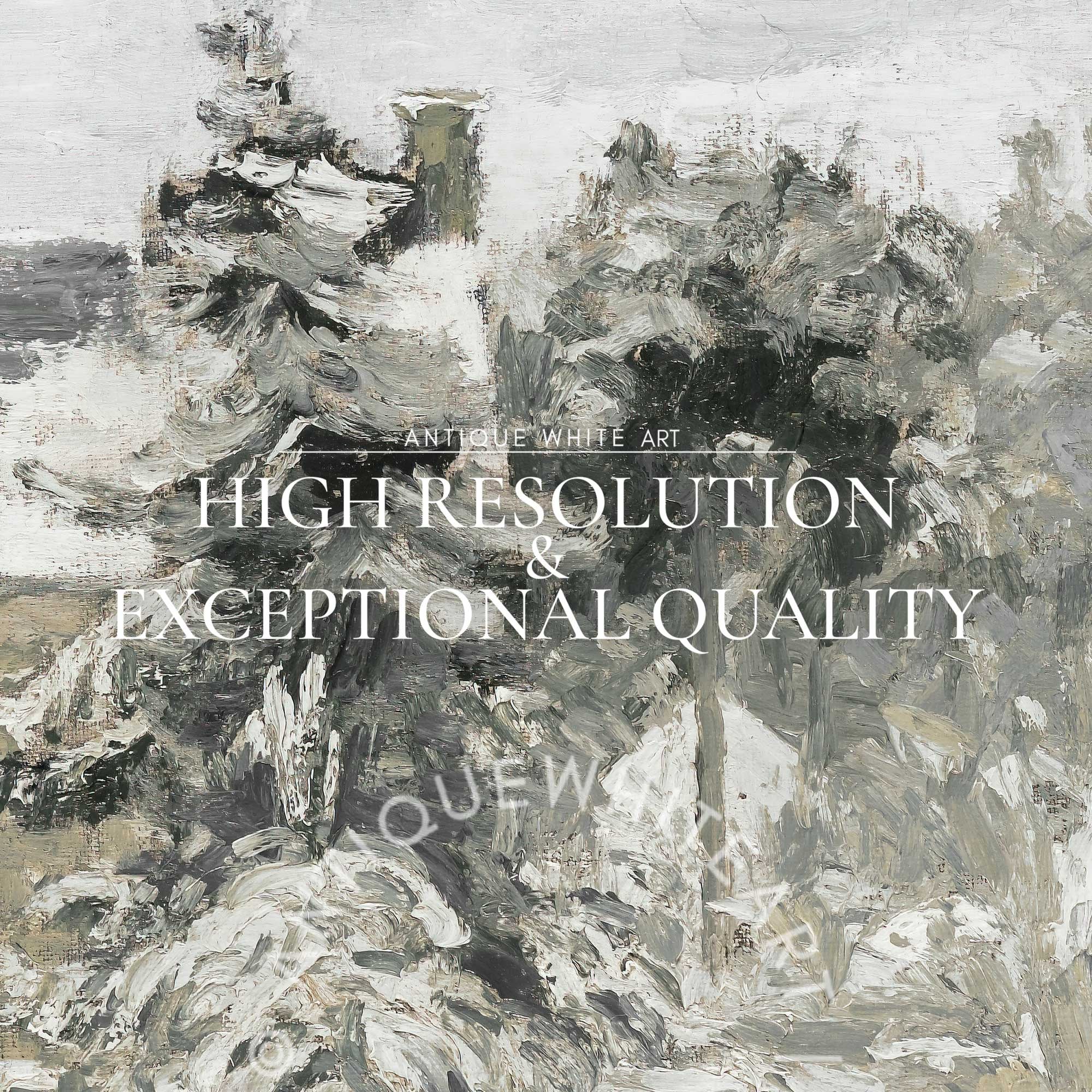 Vintage Winter Scene