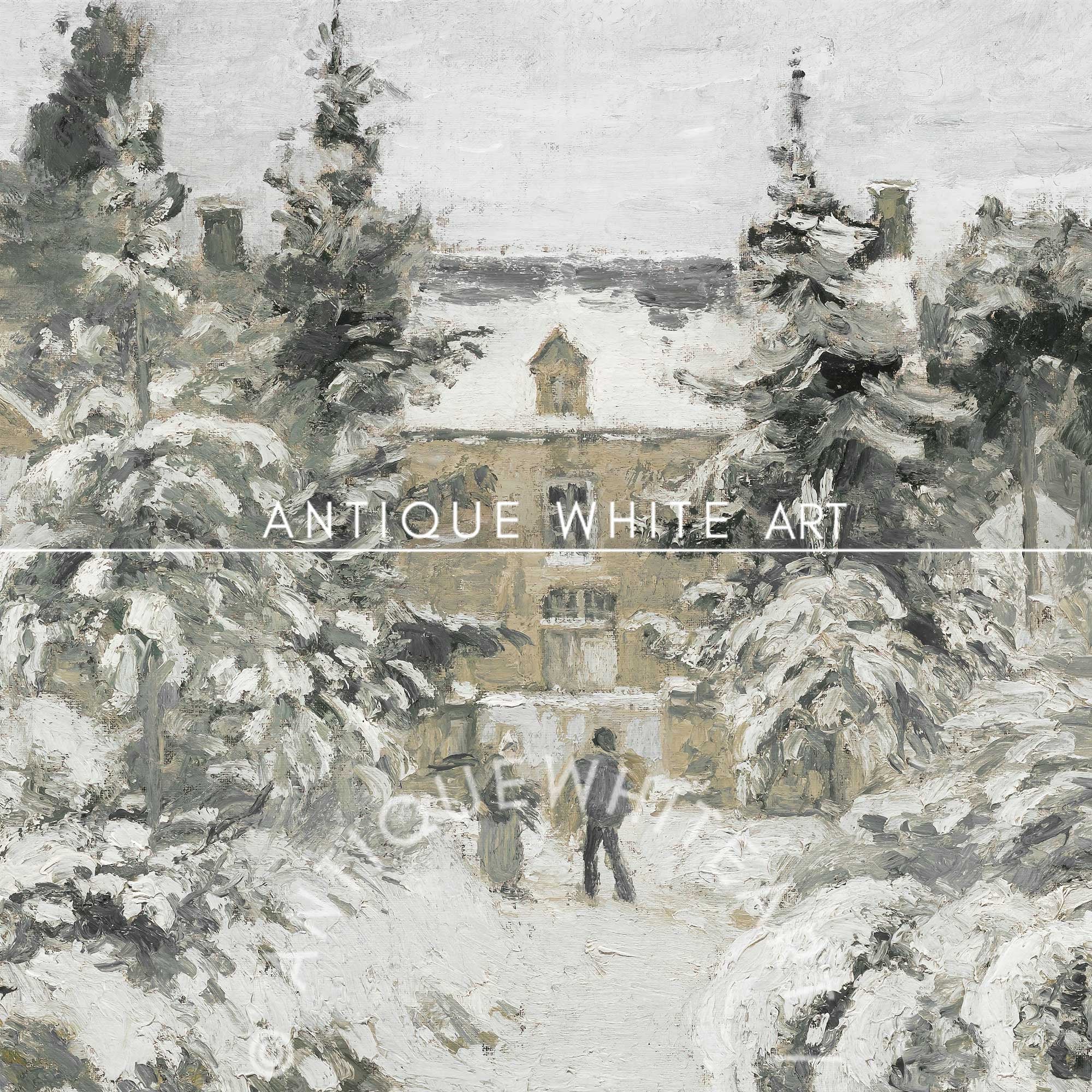 Vintage Winter Scene