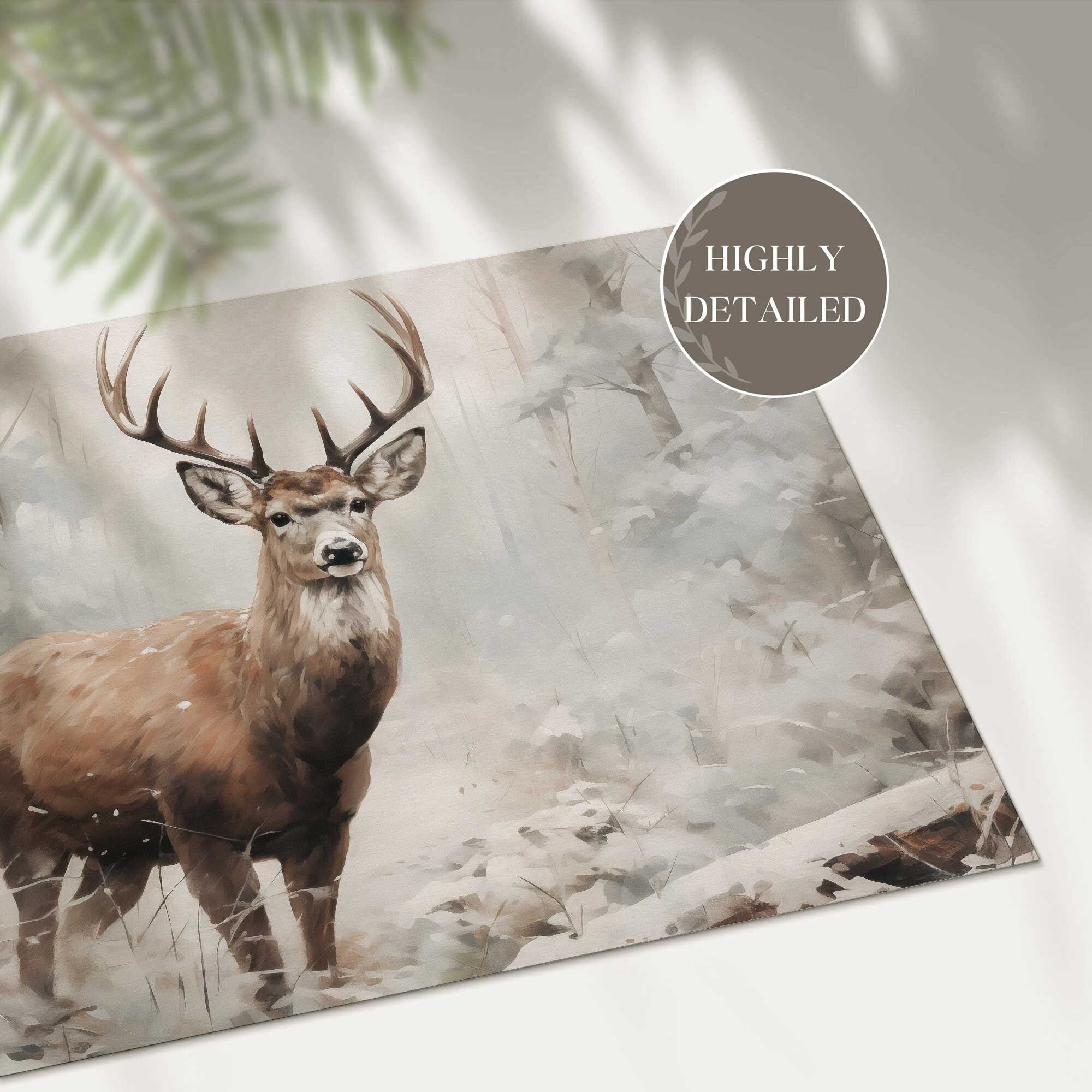 Stag Among the Woods