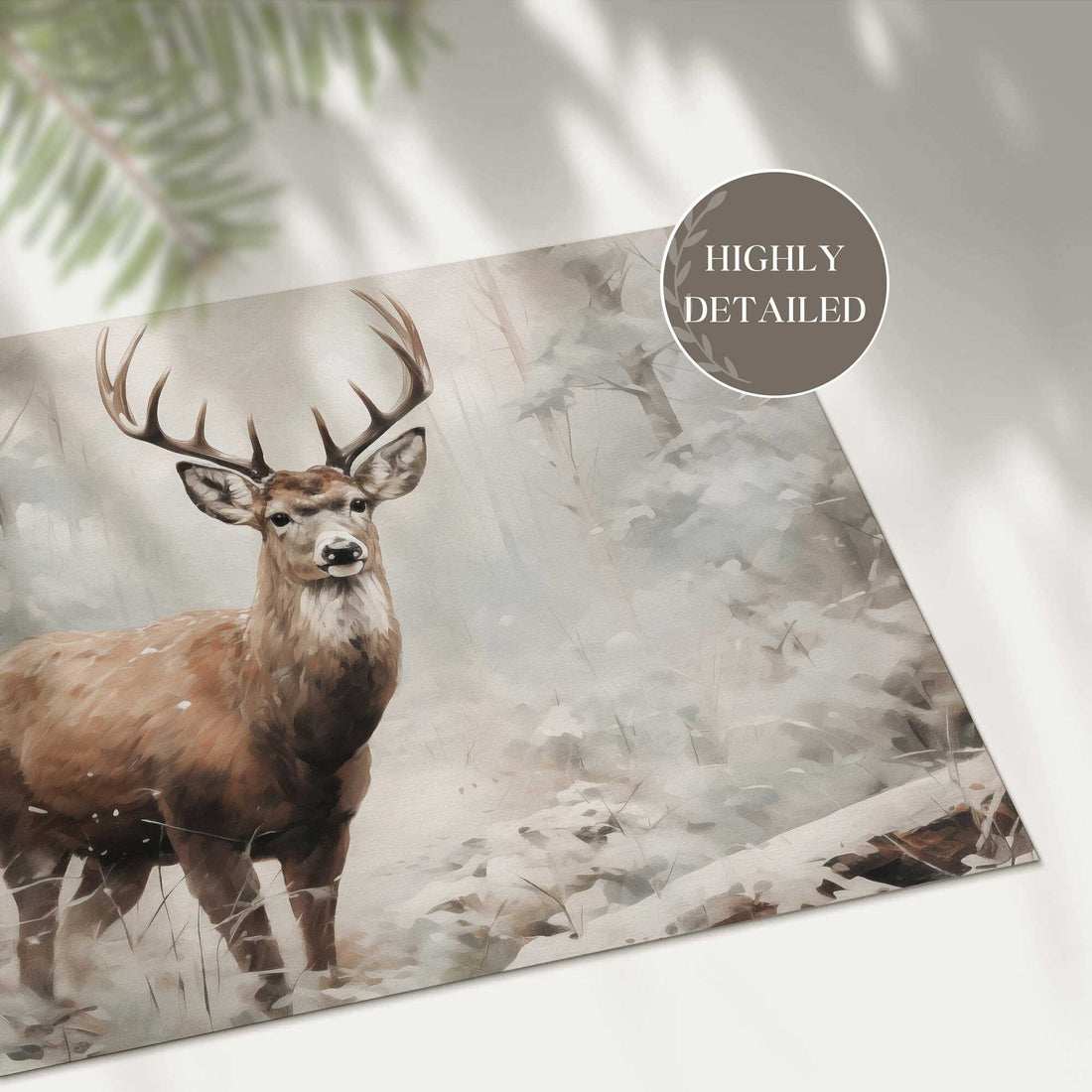 Stag Among the Woods