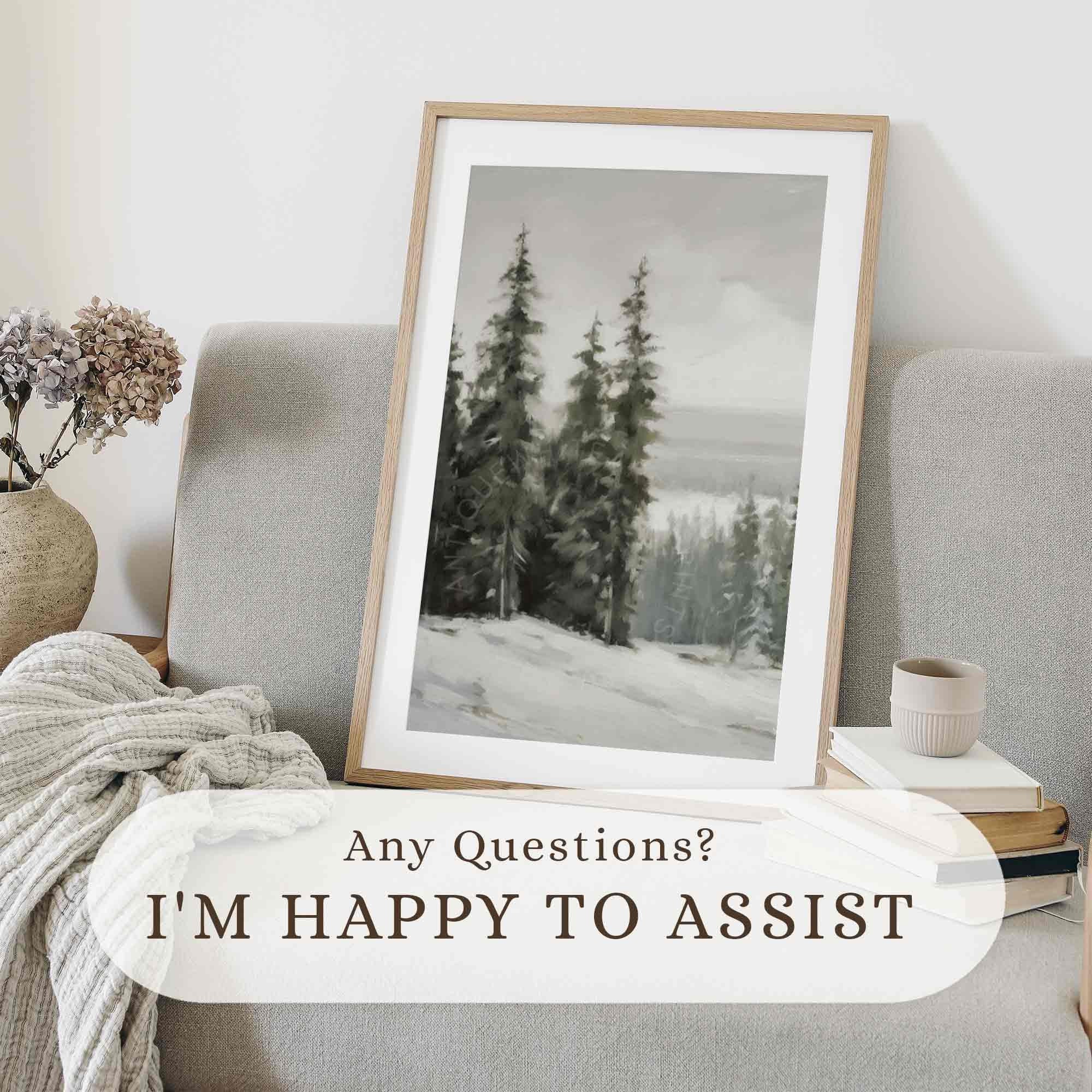 Pine Forest In Winter