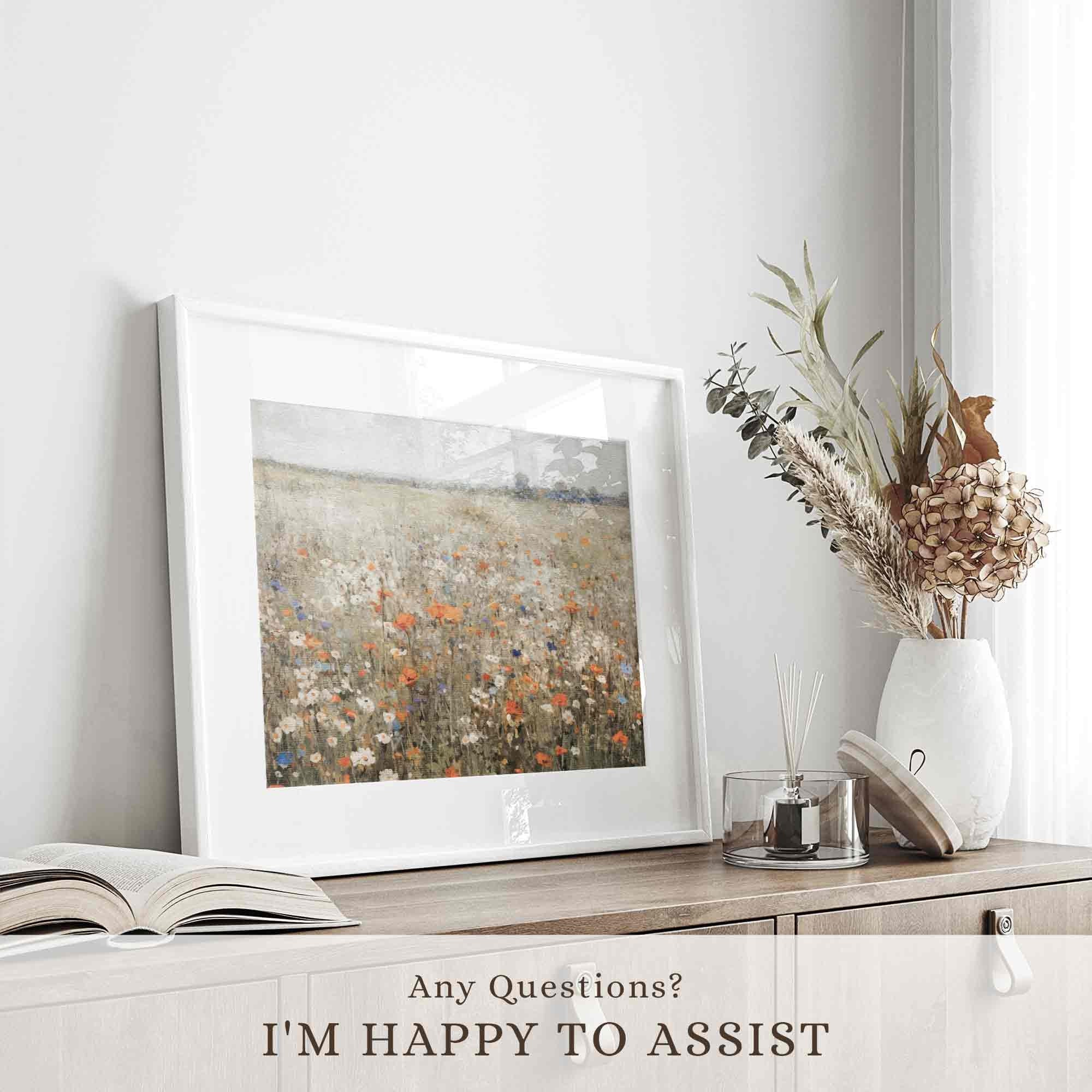 Wildflower Field Landscape