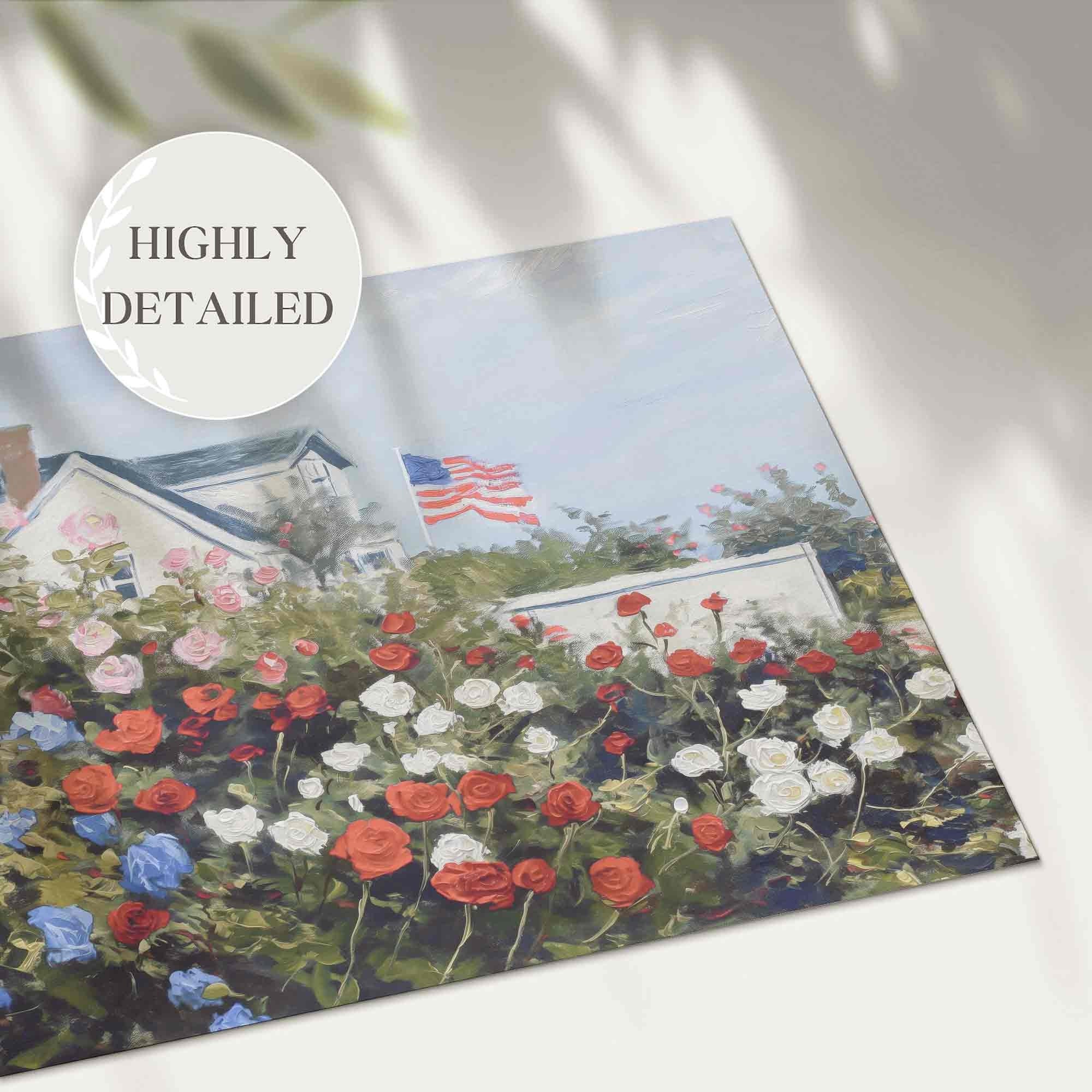 Patriotic Summer Garden