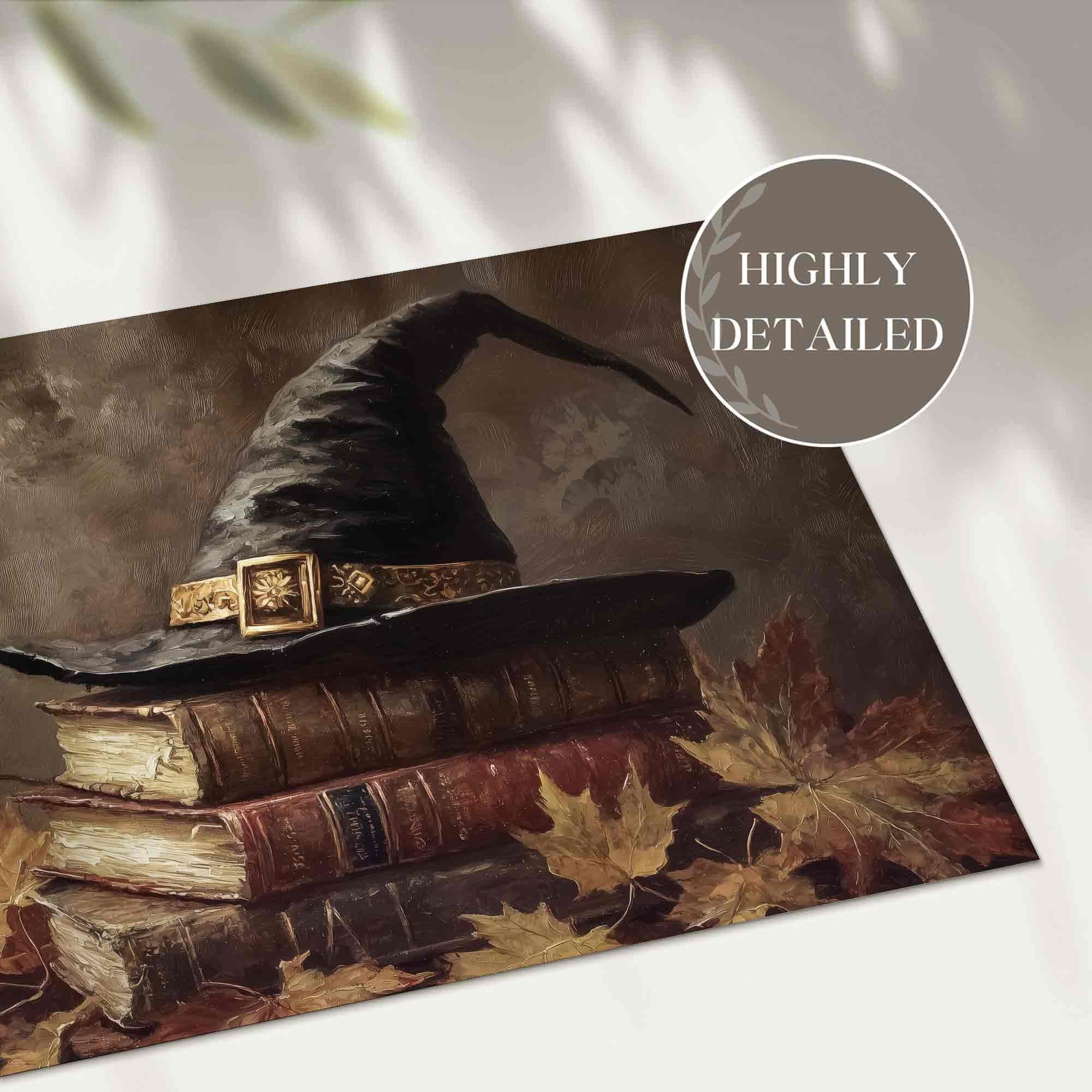 Witch Hat with Spell Books